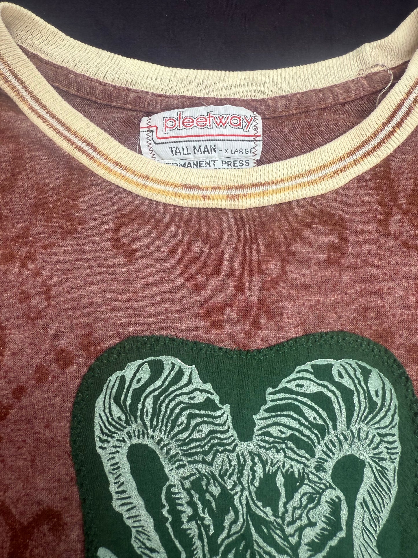 All seeing billy skull bleach dyed long sleeve