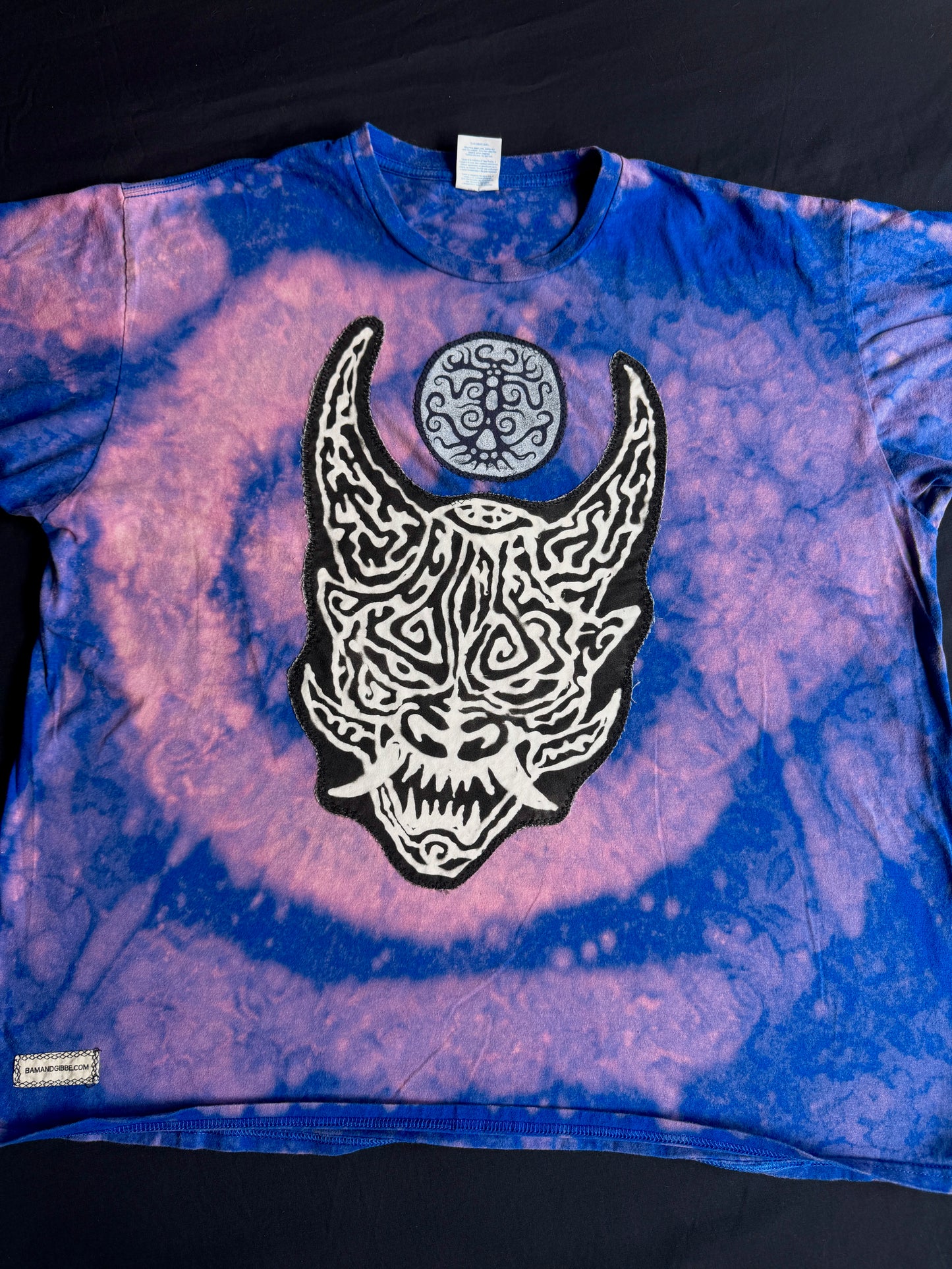 ONI bleach dyed t-shirt