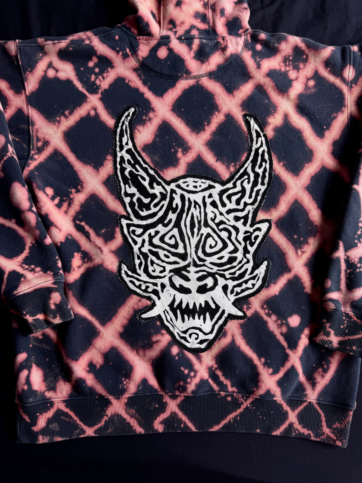 ONI bleach dyed hoodie