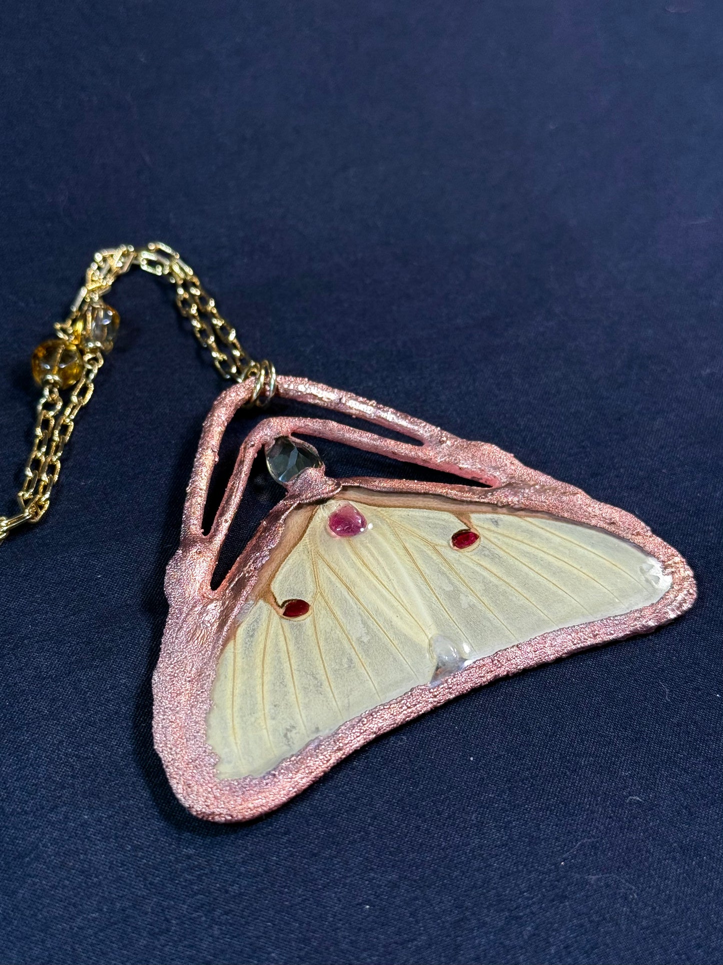 Luna moth amulet