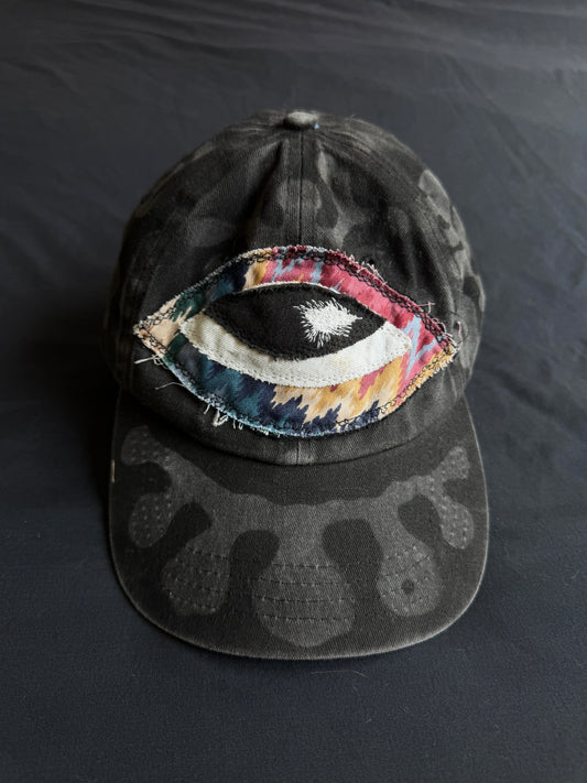 Upcycled Eyeball Shape Hat