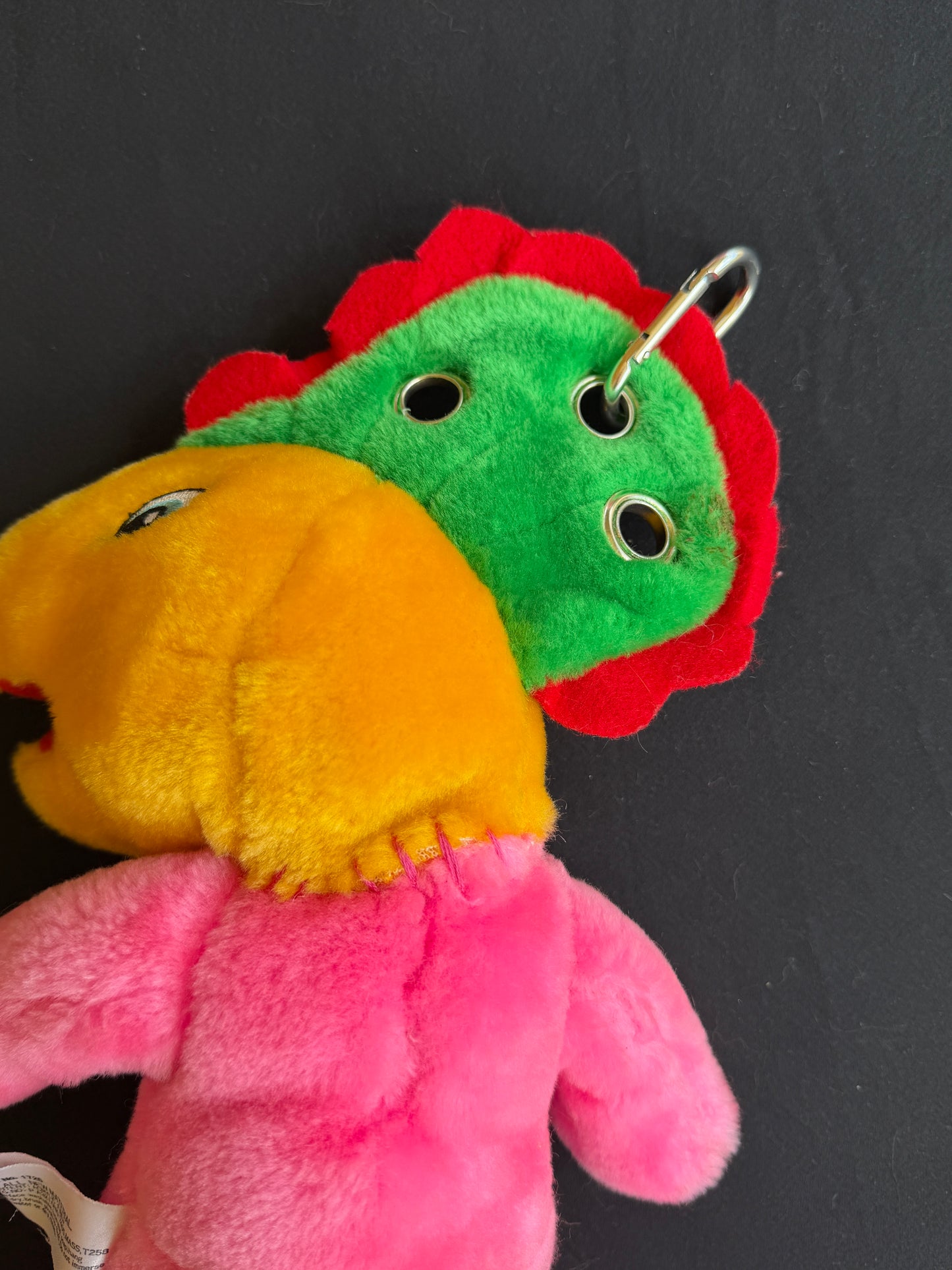Dinosaur + pink panther keychain buddy