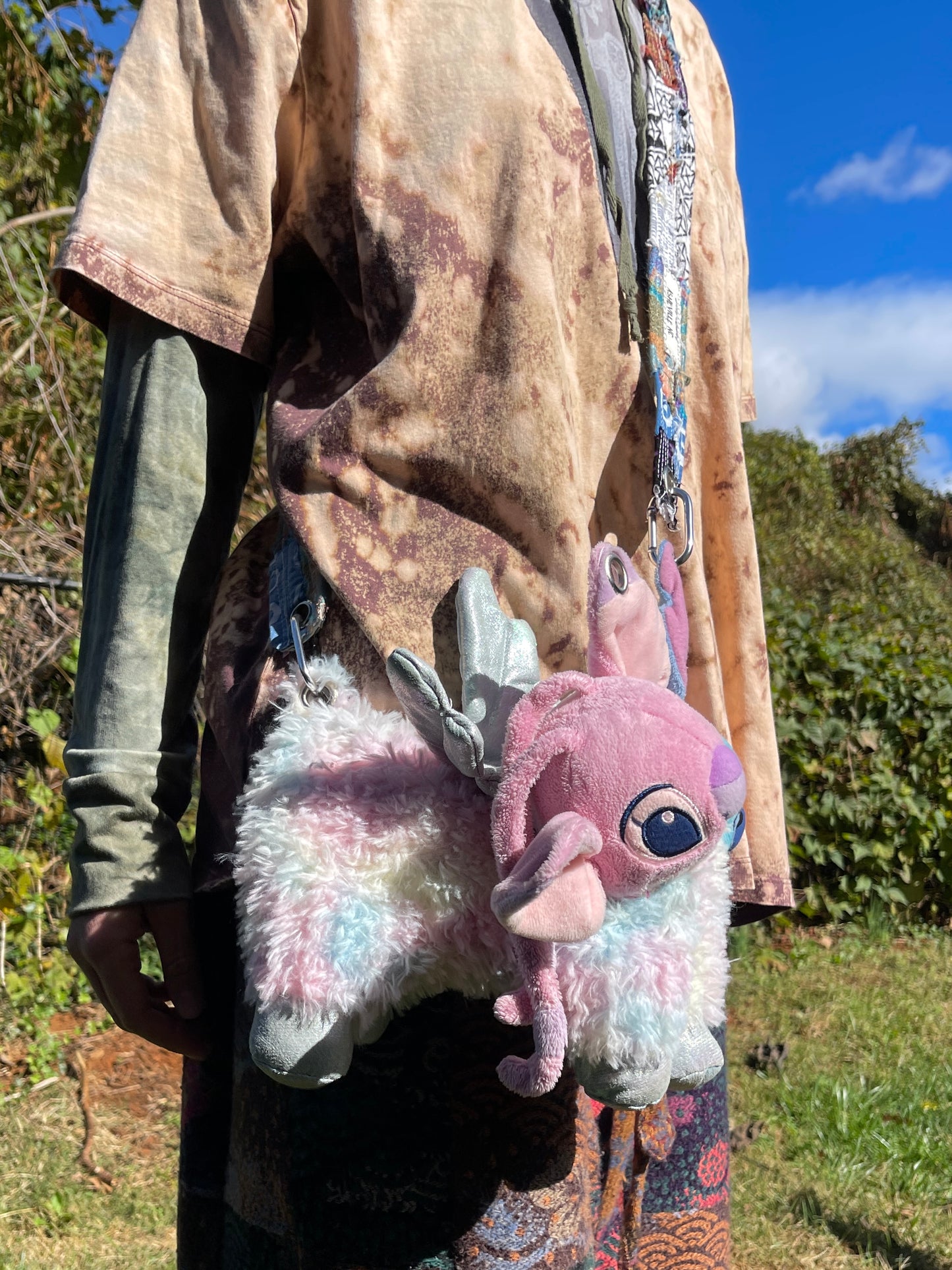 Stitch + Angel double headed hybrid side bag