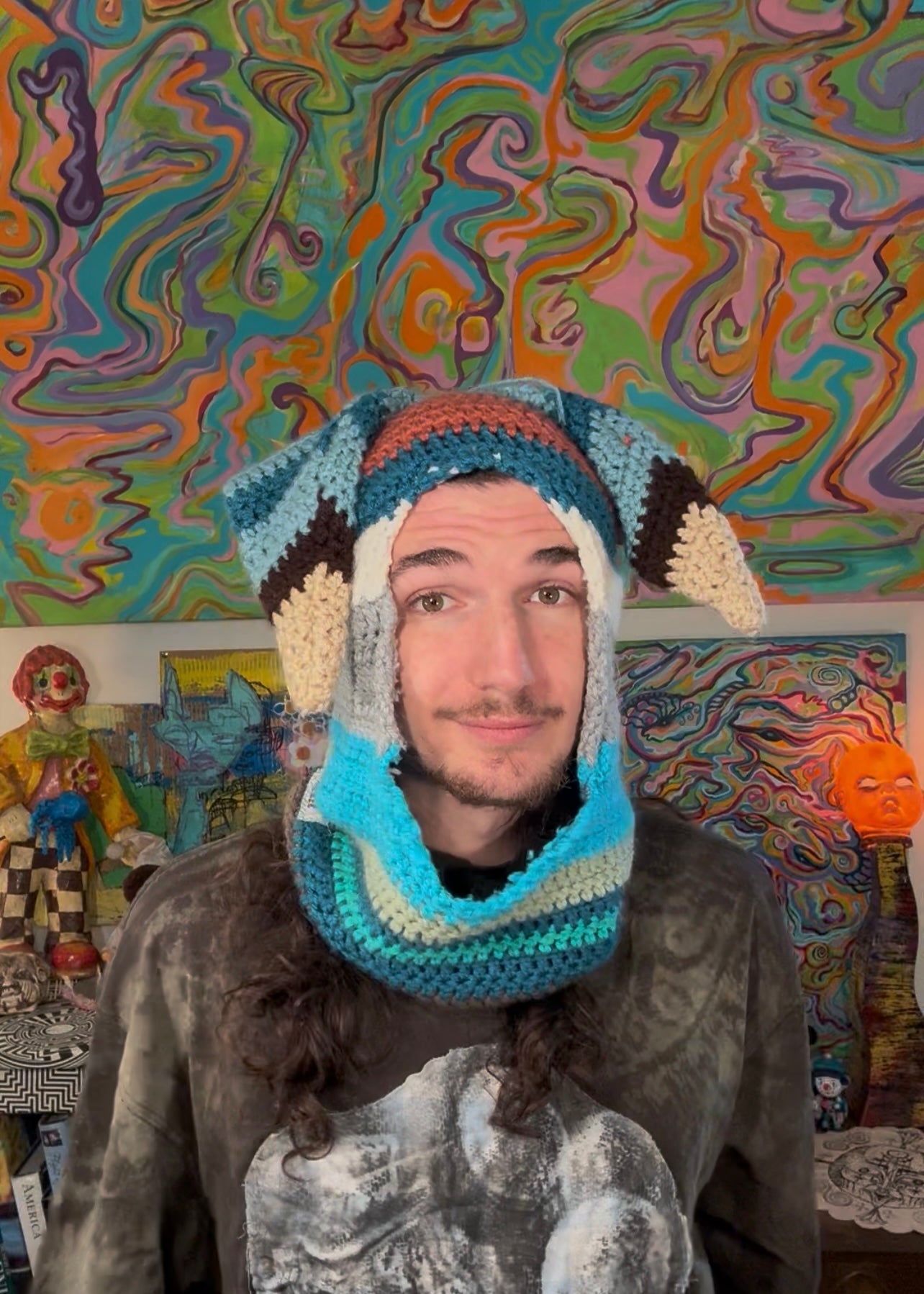 Crochet mask