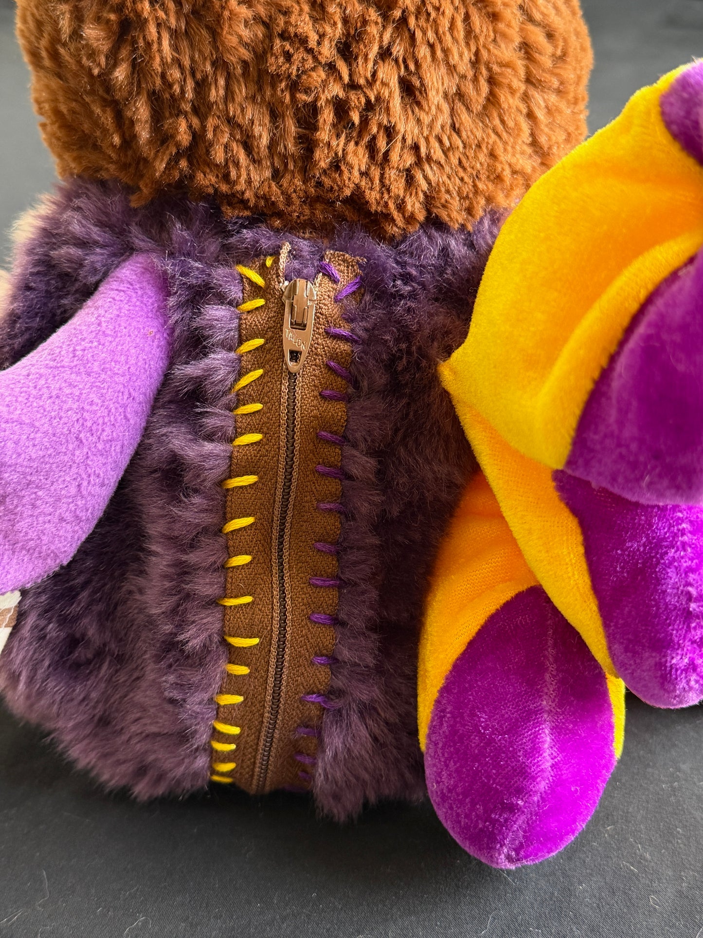 Sloth + butterfly hybrid side bag