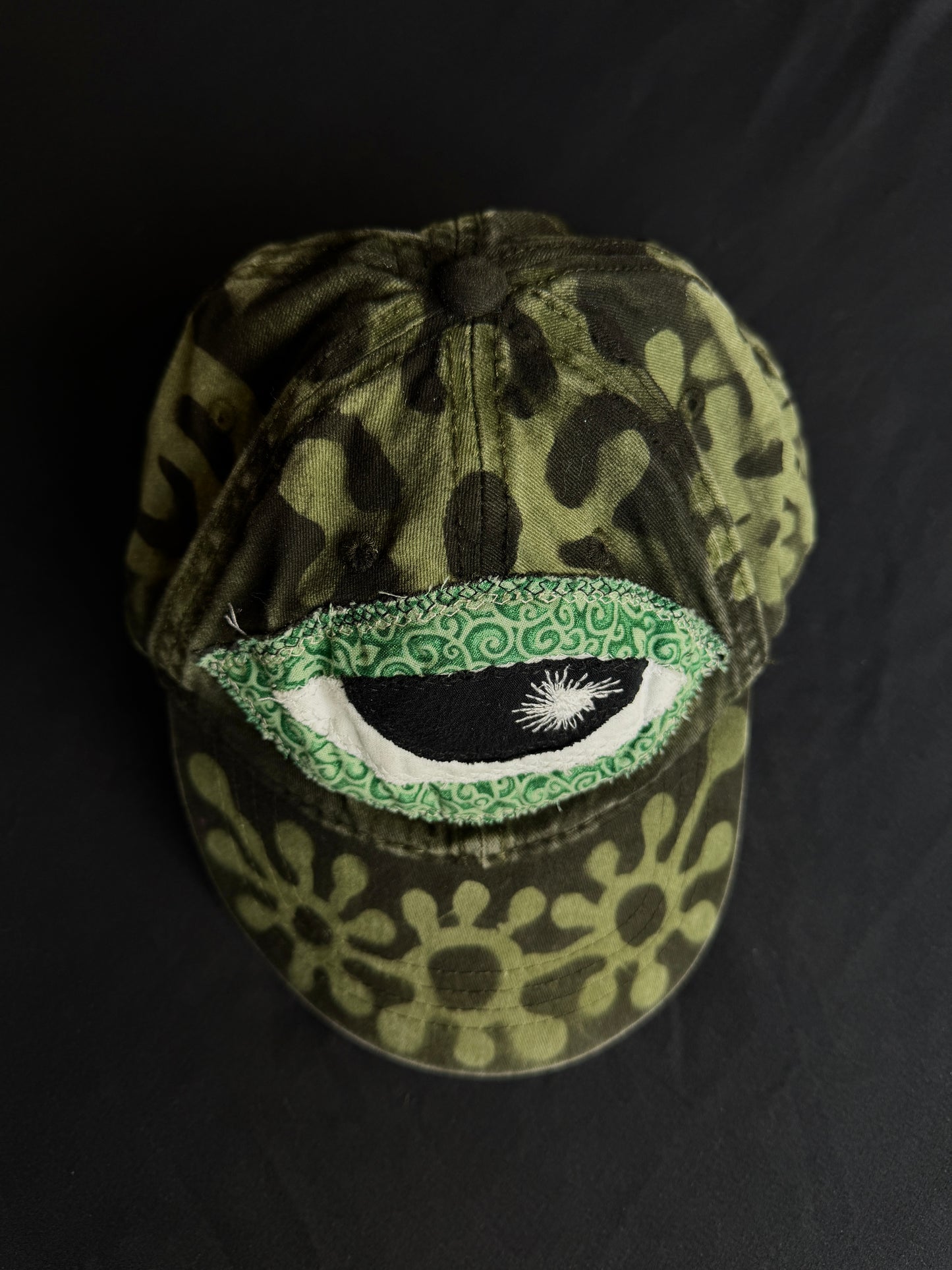 Upcycled Eyeball Shape Hat