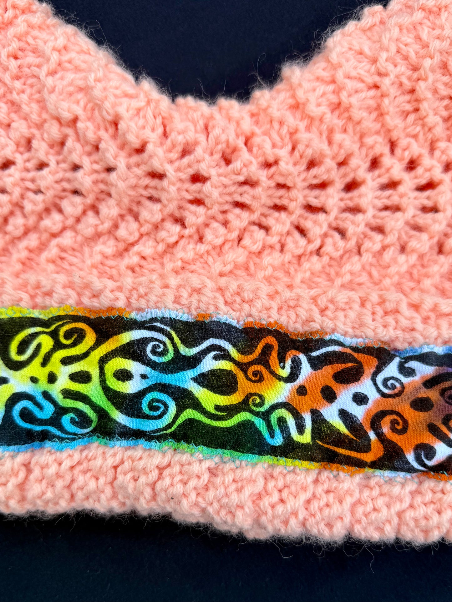 Crochet shape patch hat