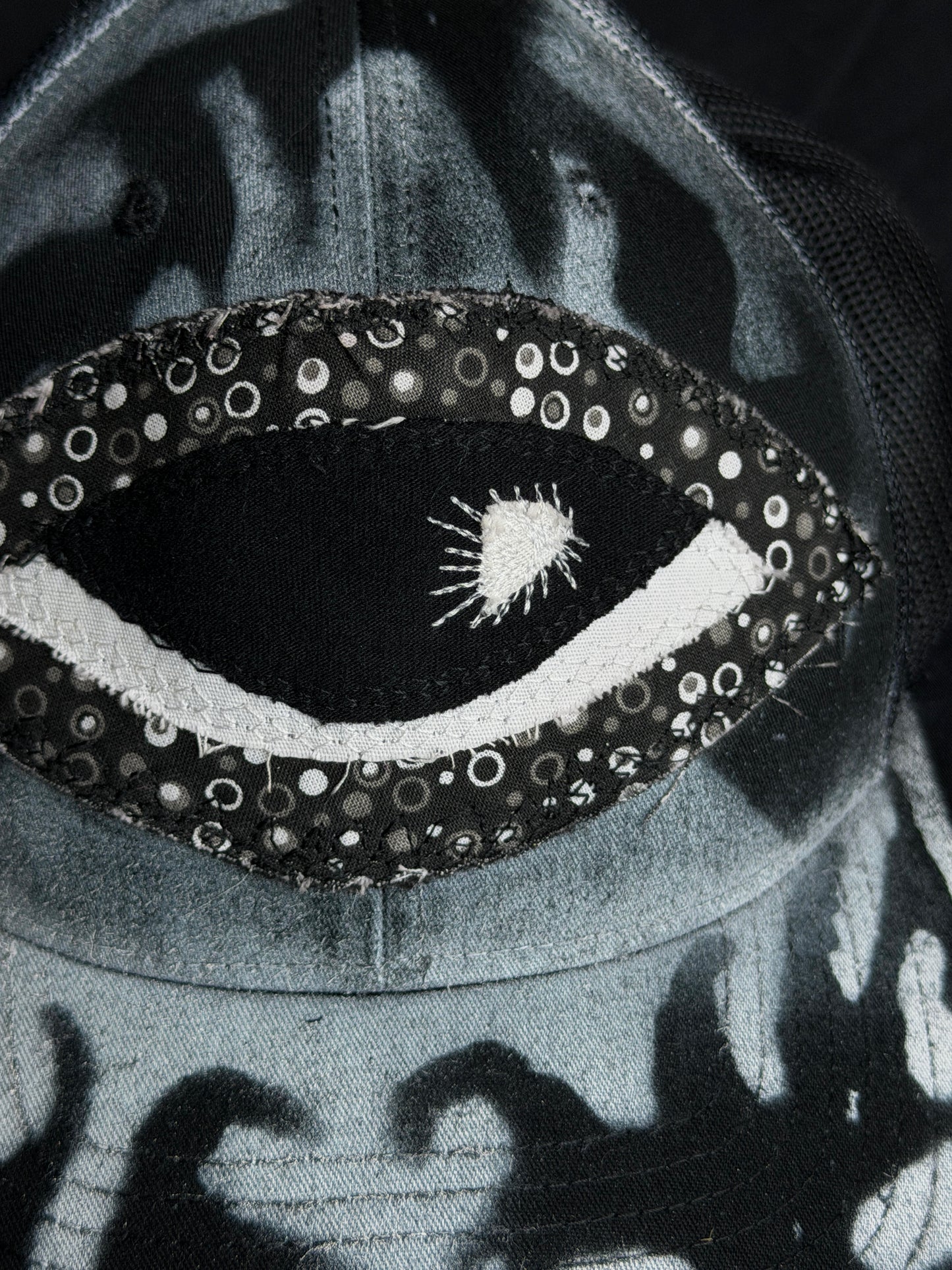 Upcycled Eyeball Shape Hat