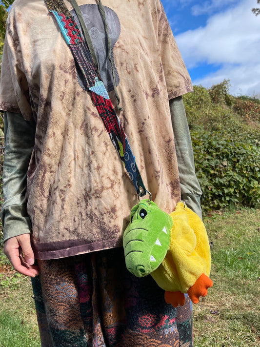 Dragon + duck hybrid side bag