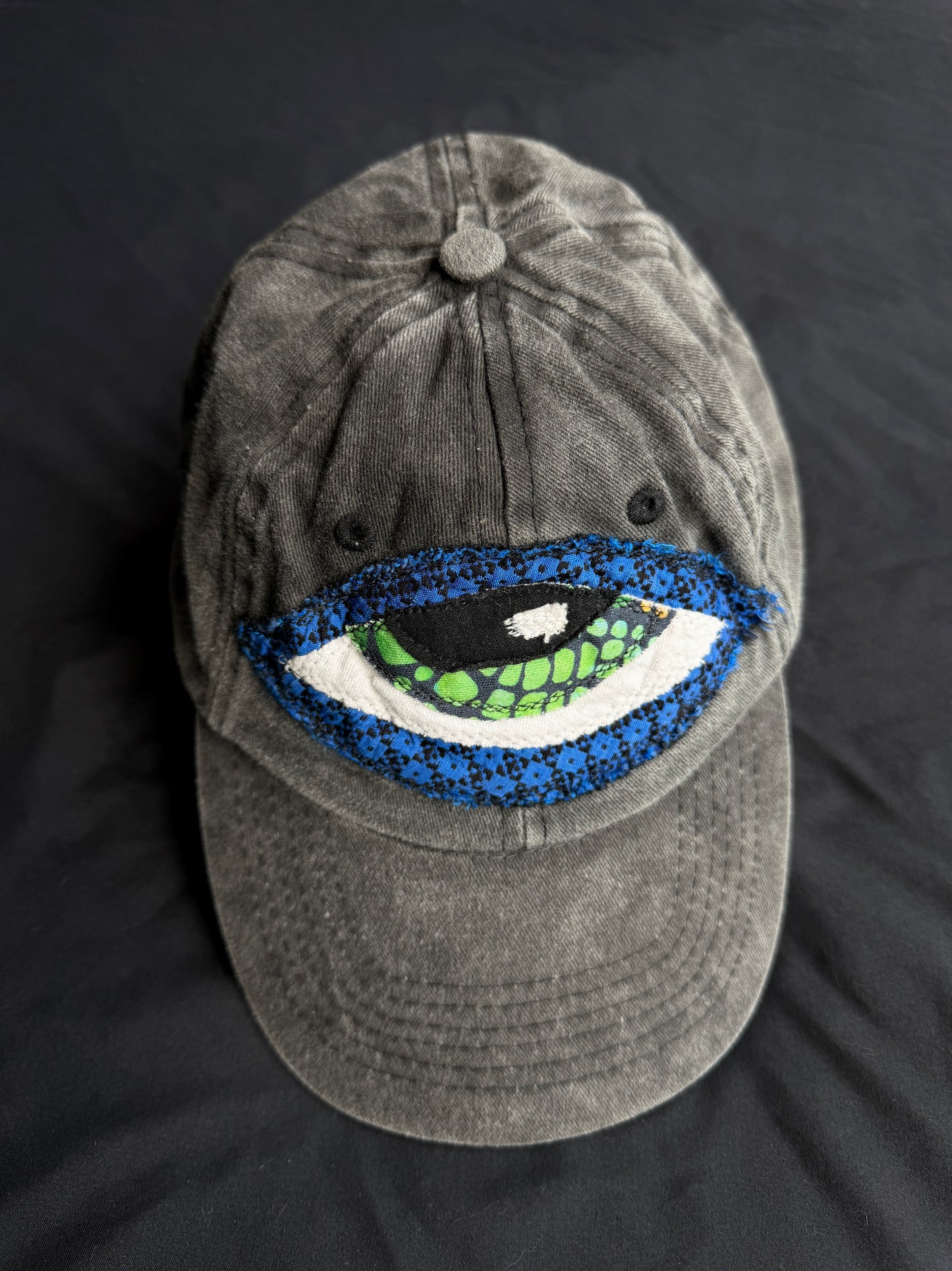 Upcycled Eyeball Shape Hat