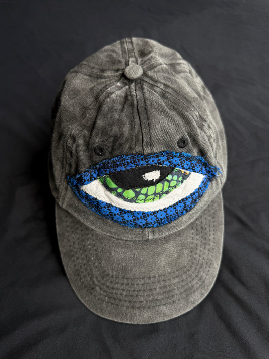 Upcycled Eyeball Shape Hat