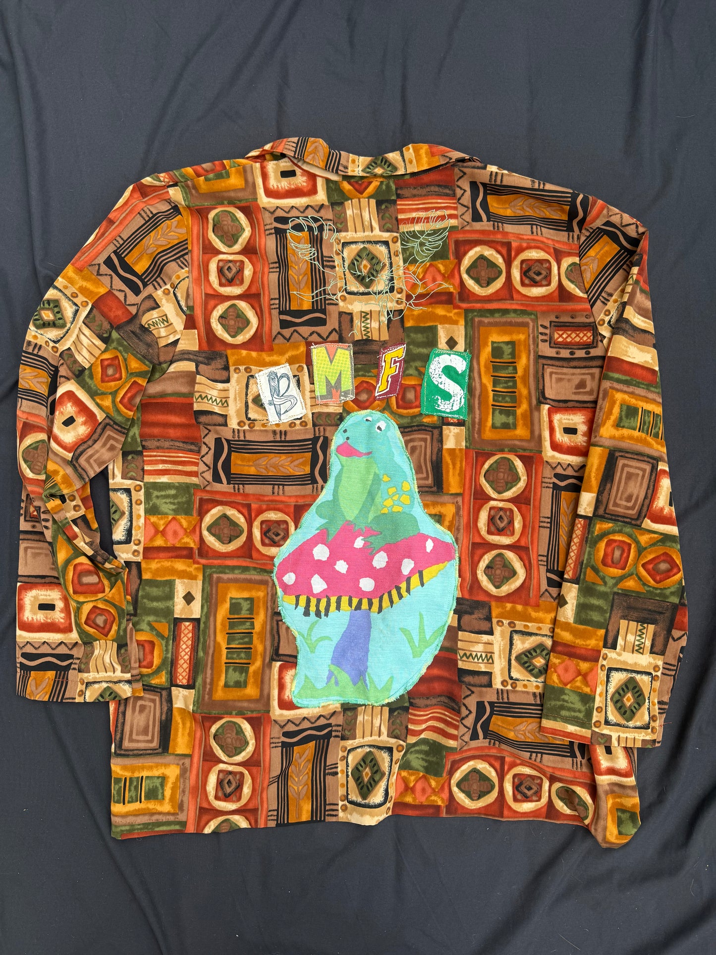 BMFS patched button up