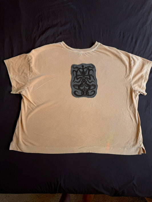 Flail + shape patch shirt