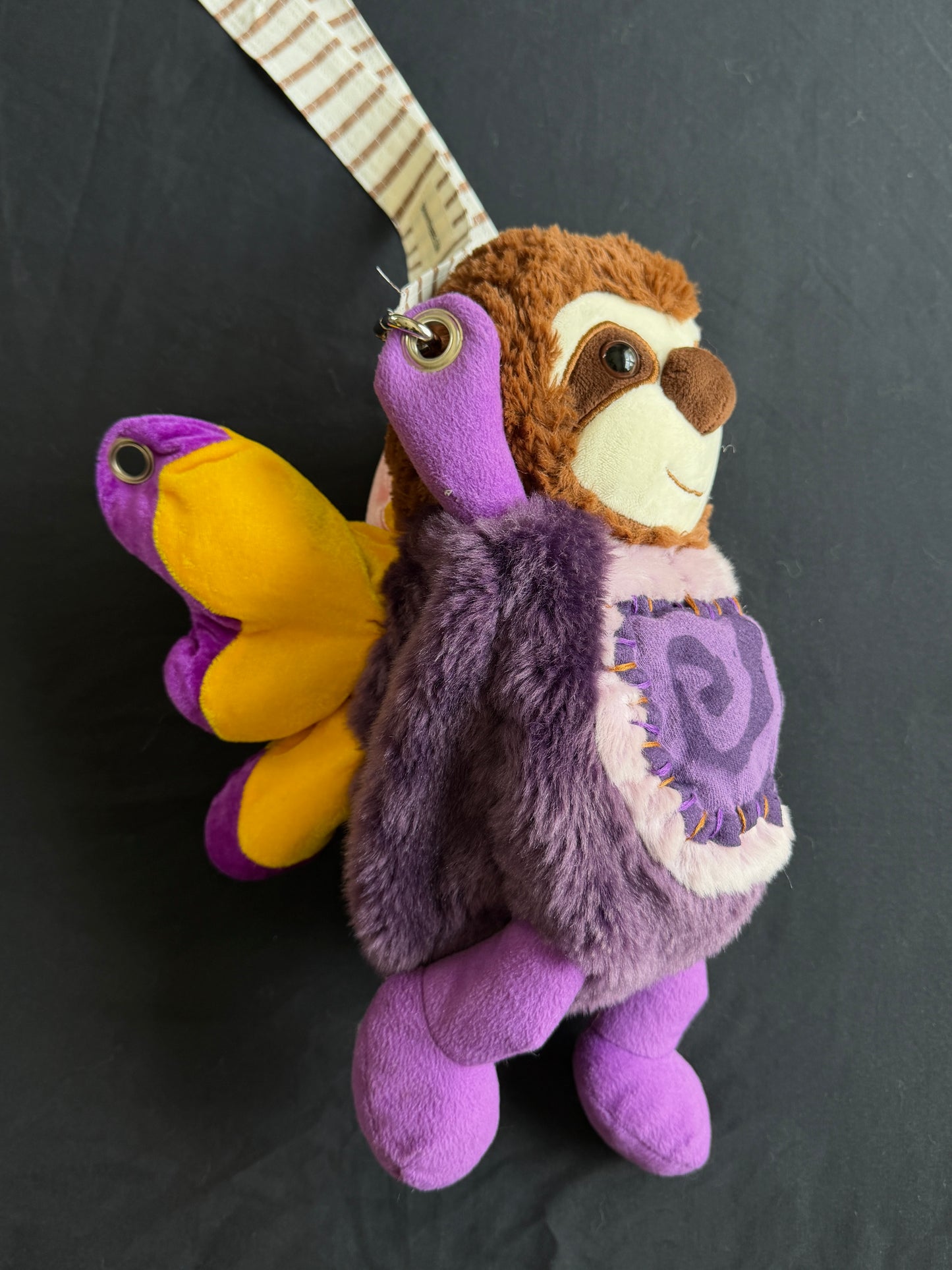 Sloth + butterfly hybrid side bag