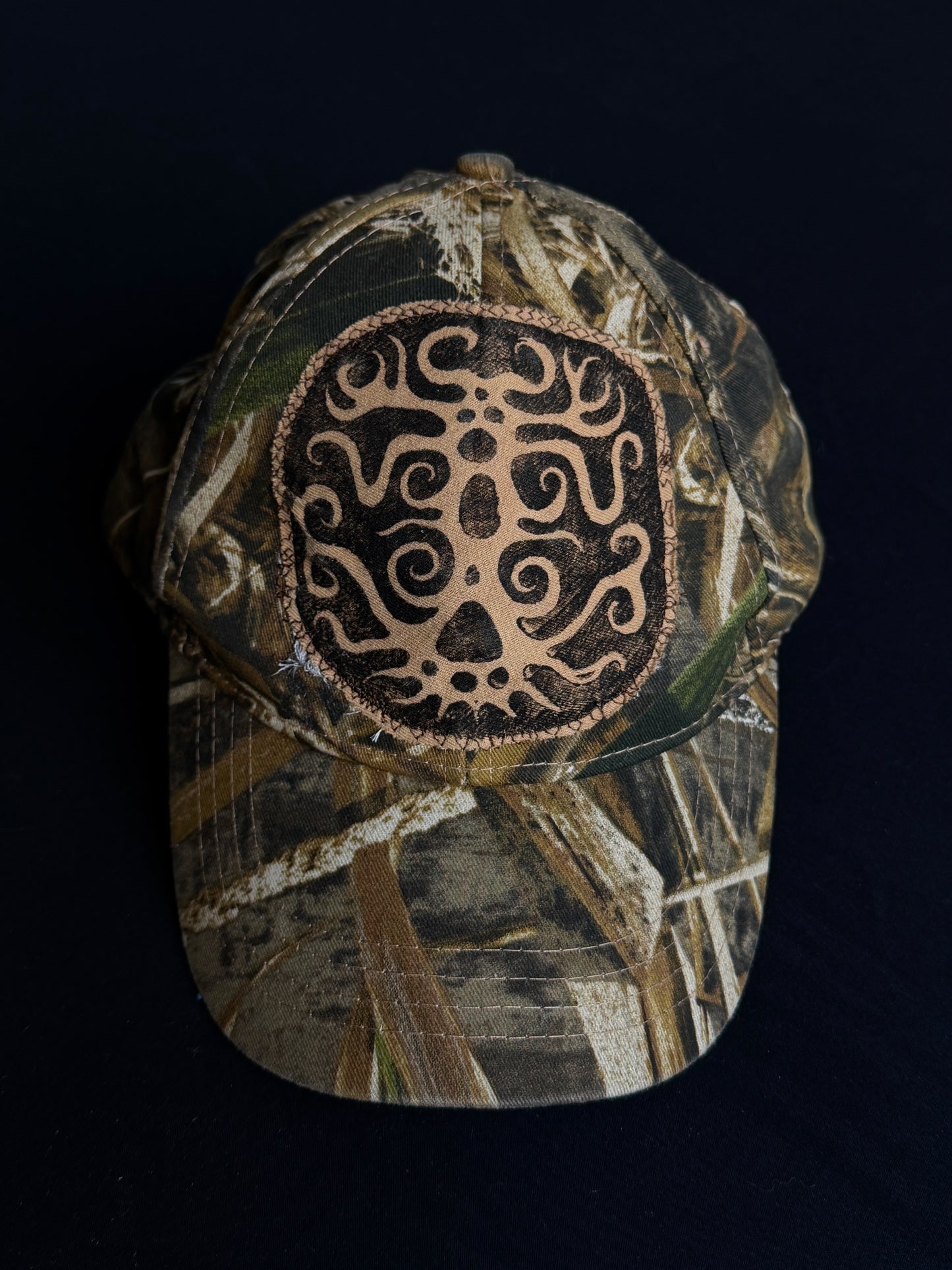 Upcycled Camo Shape Hat