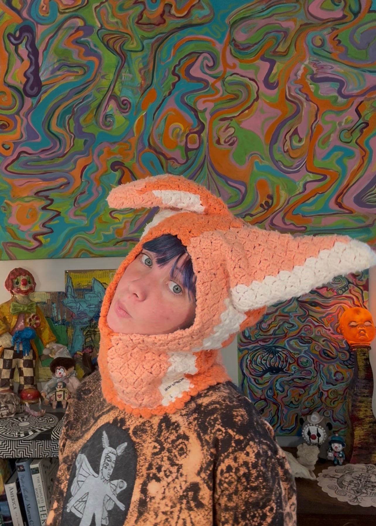 Crochet mask