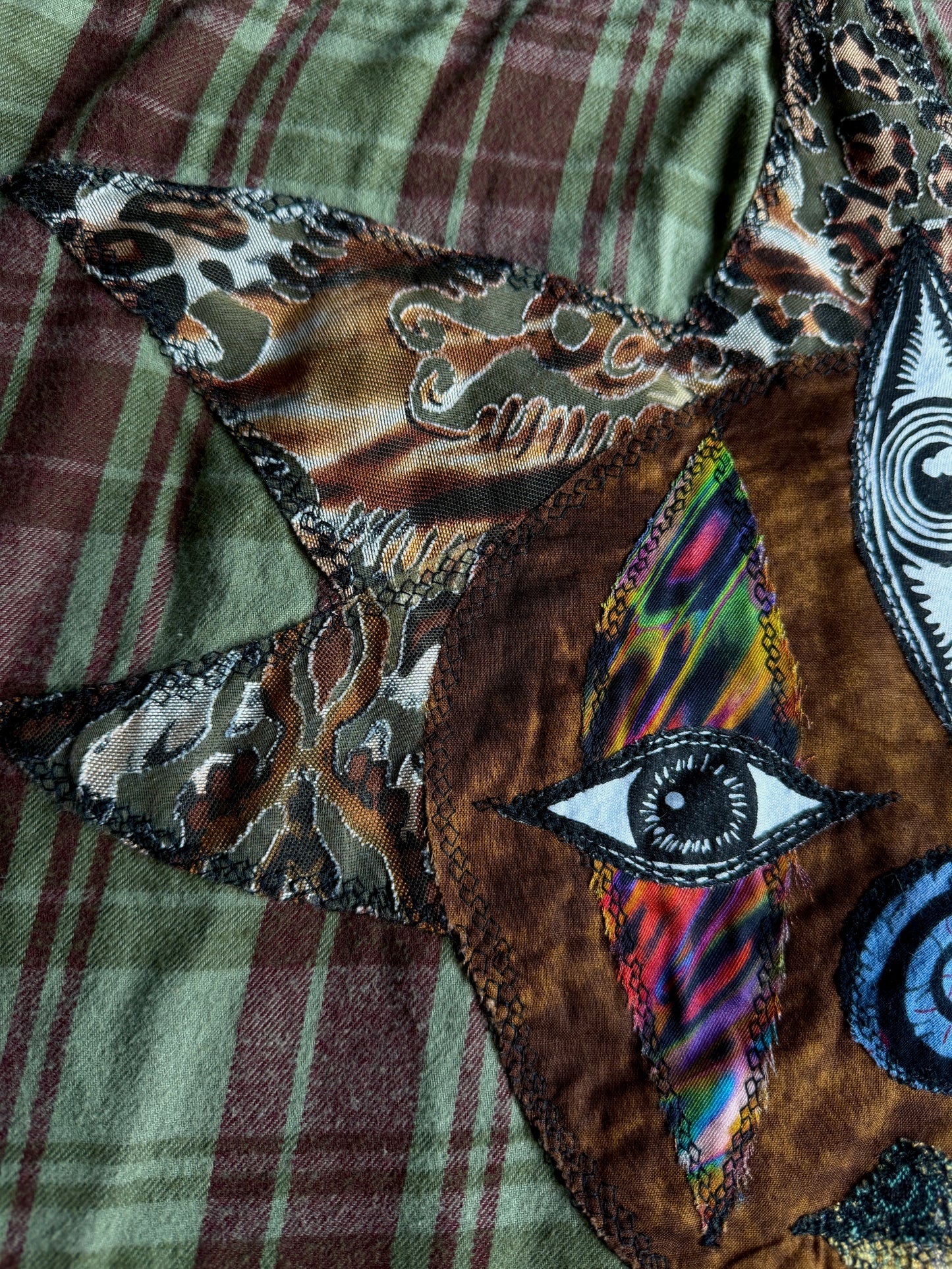 Clown + mushroom + shape flannel