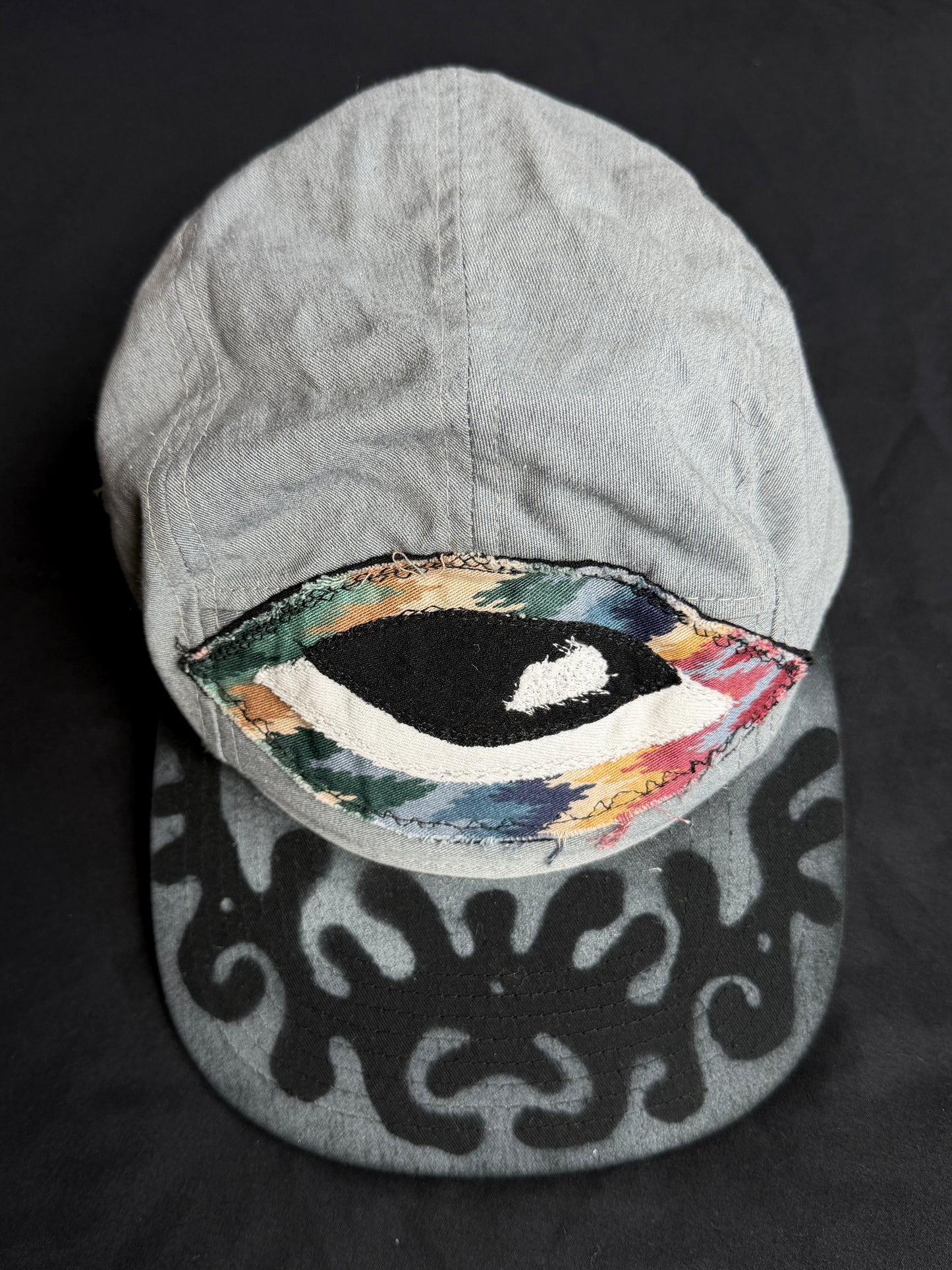 Upcycled Eyeball Shape Hat