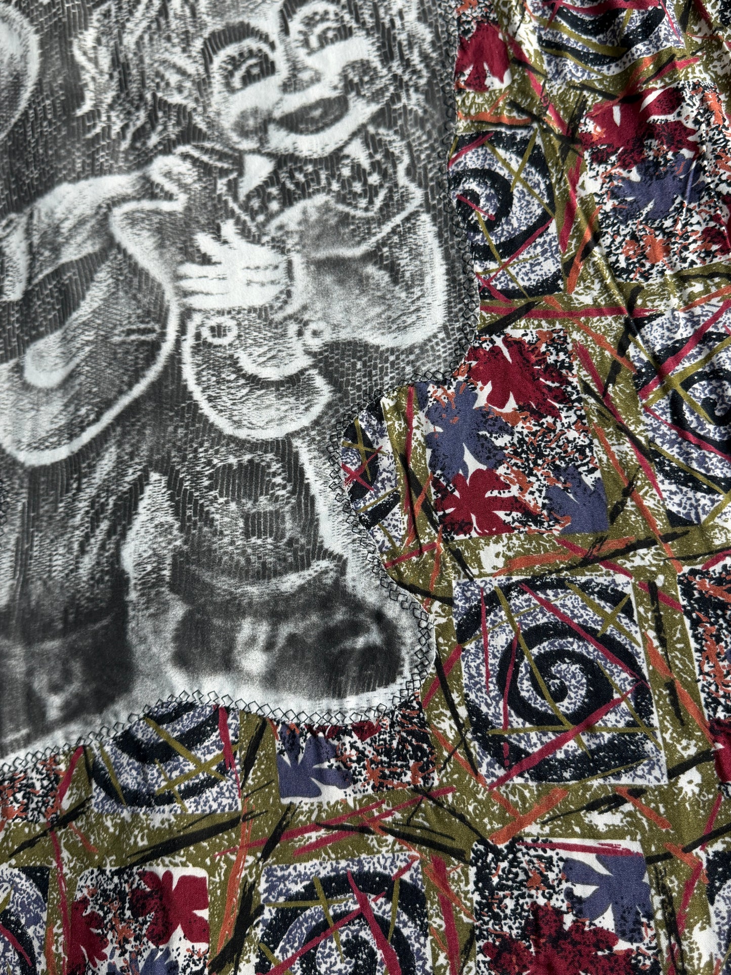 Clown button up short sleeve