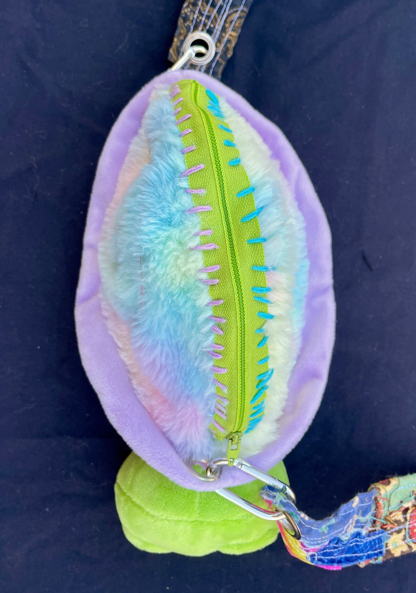 Snail + turtle hybrid side bag