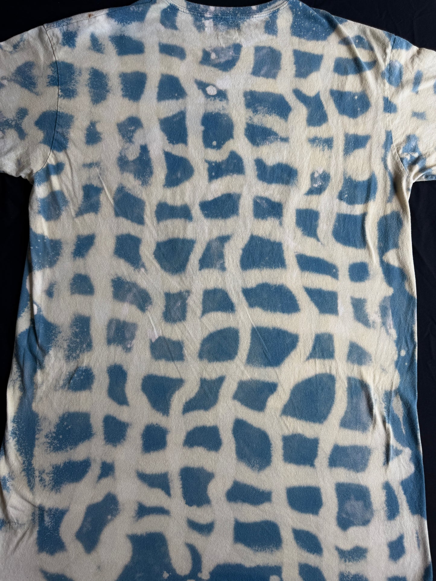 Clown bleach dyed t-shirt