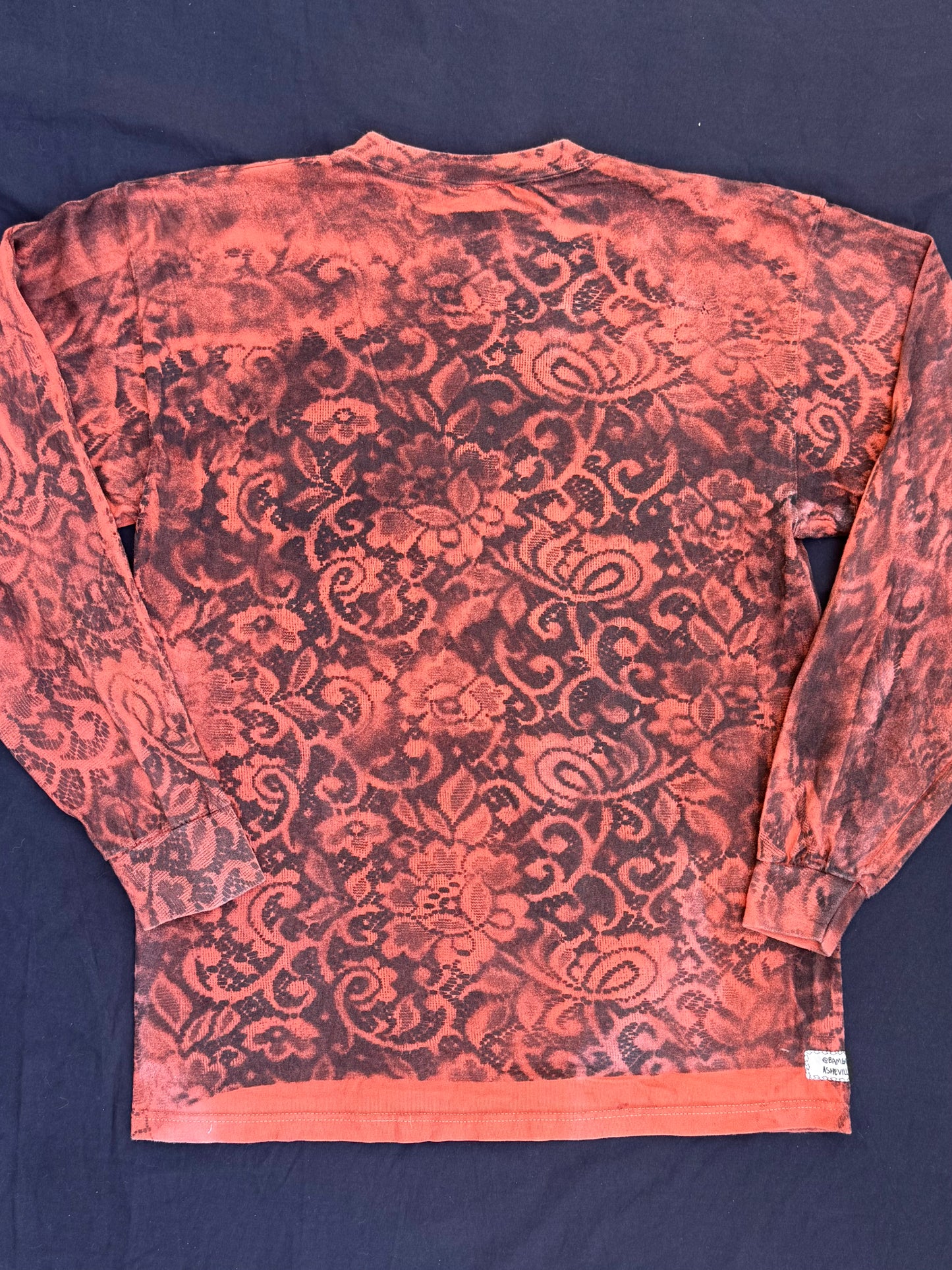 Flower boy patch spray painted shirt