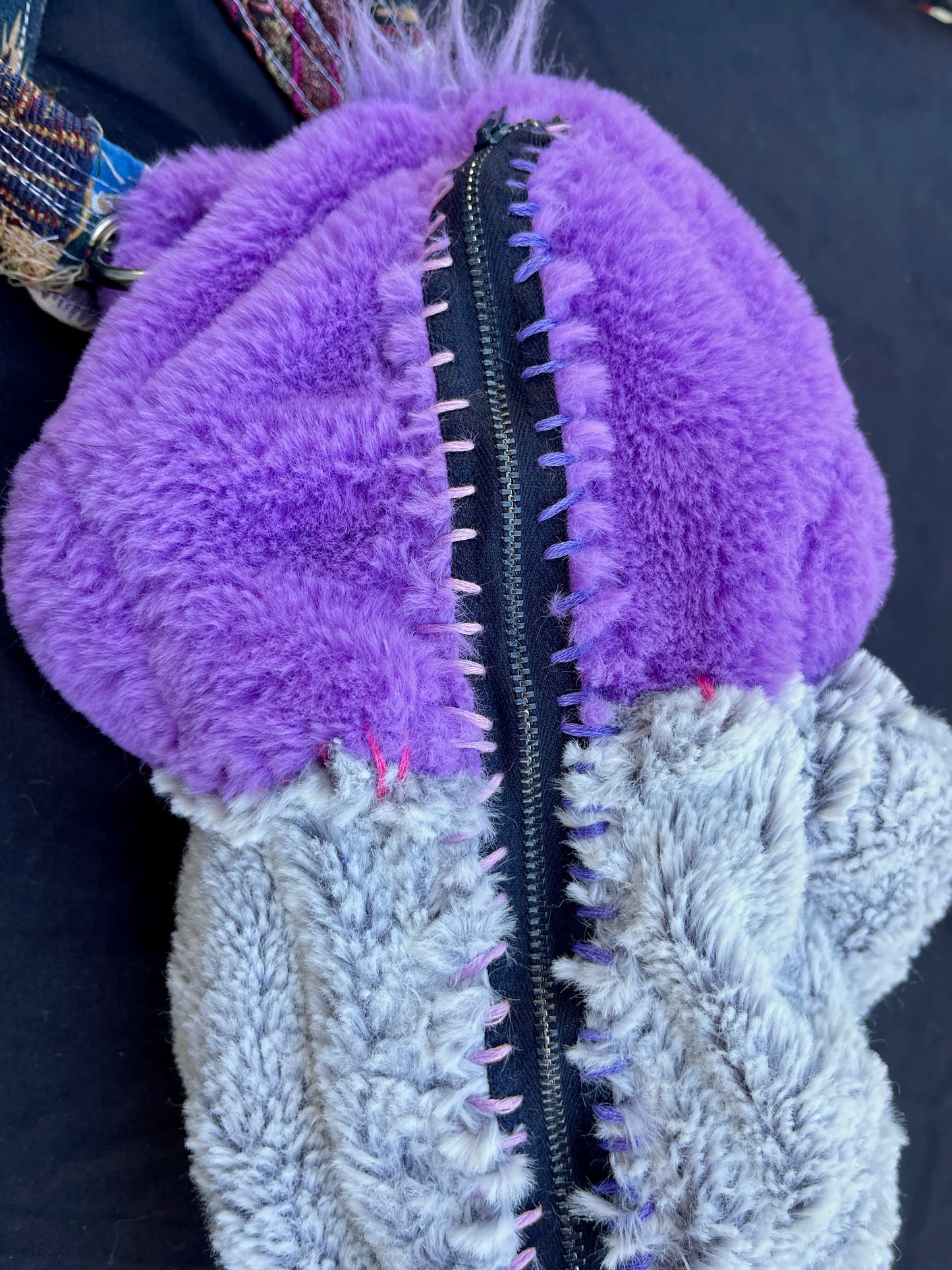 Care bear + elephant hybrid side bag