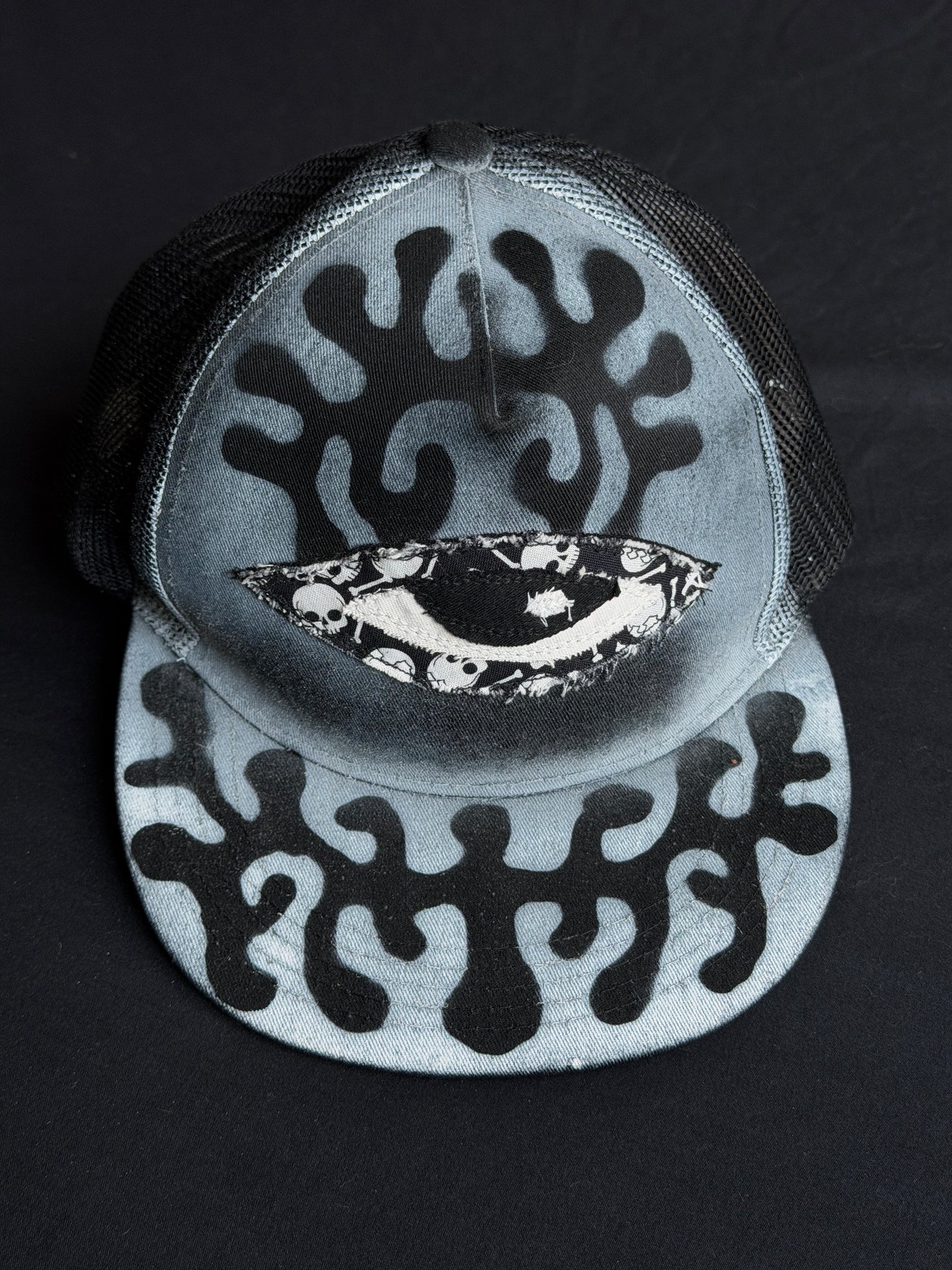 Upcycled Eyeball Shape Hat