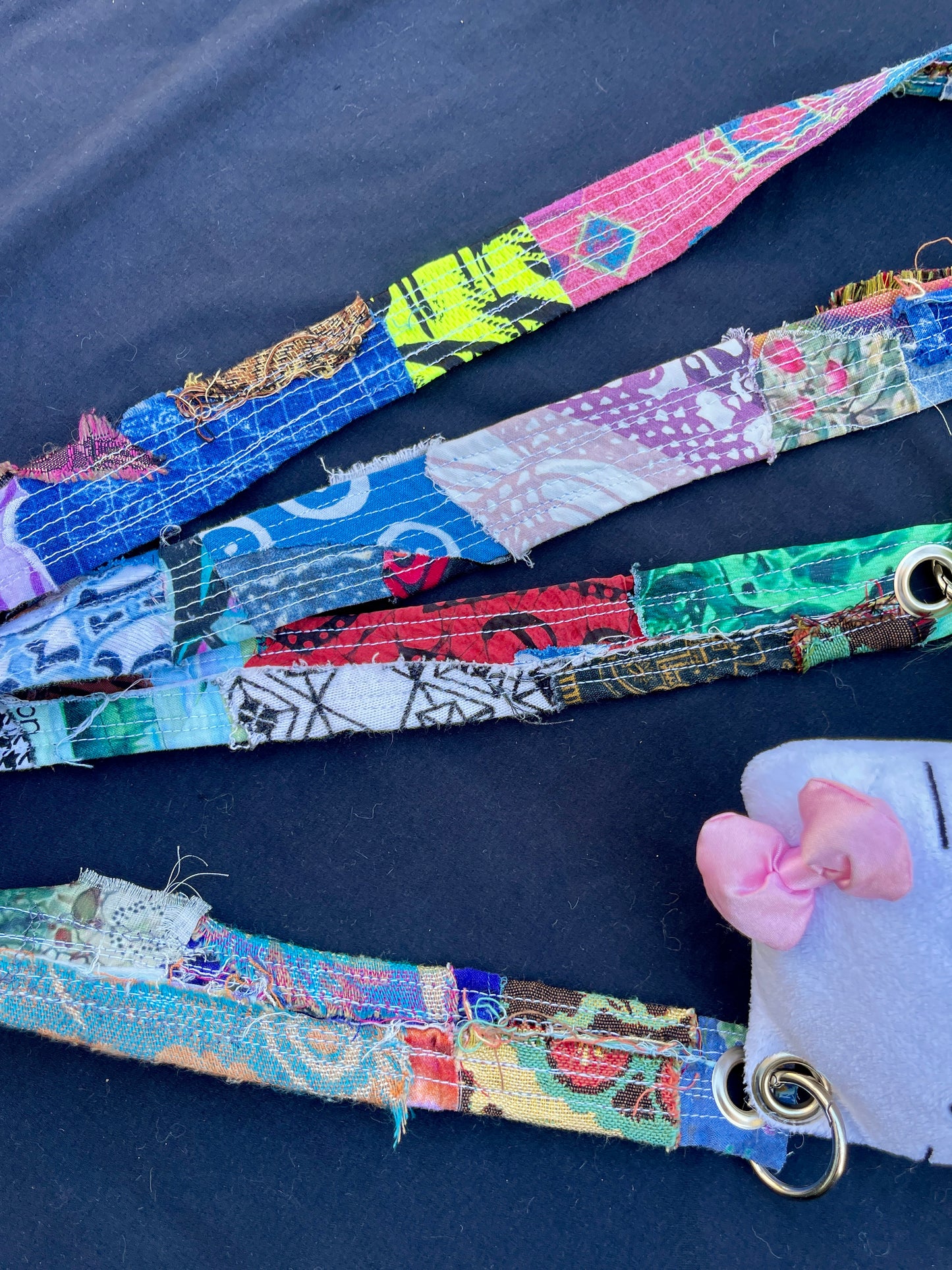 Hello Kitty + fuzzy green hybrid mini side bag