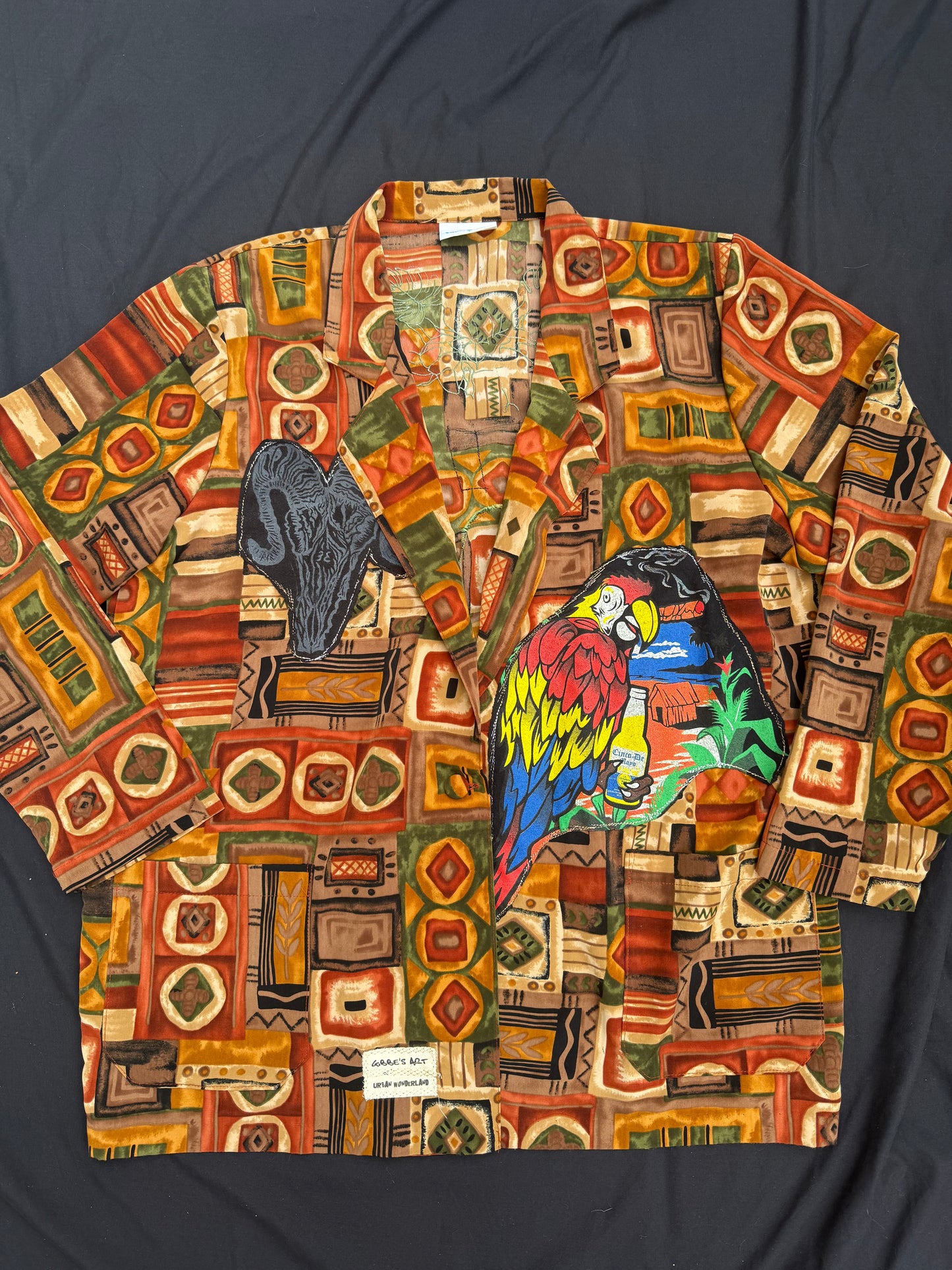 BMFS patched button up