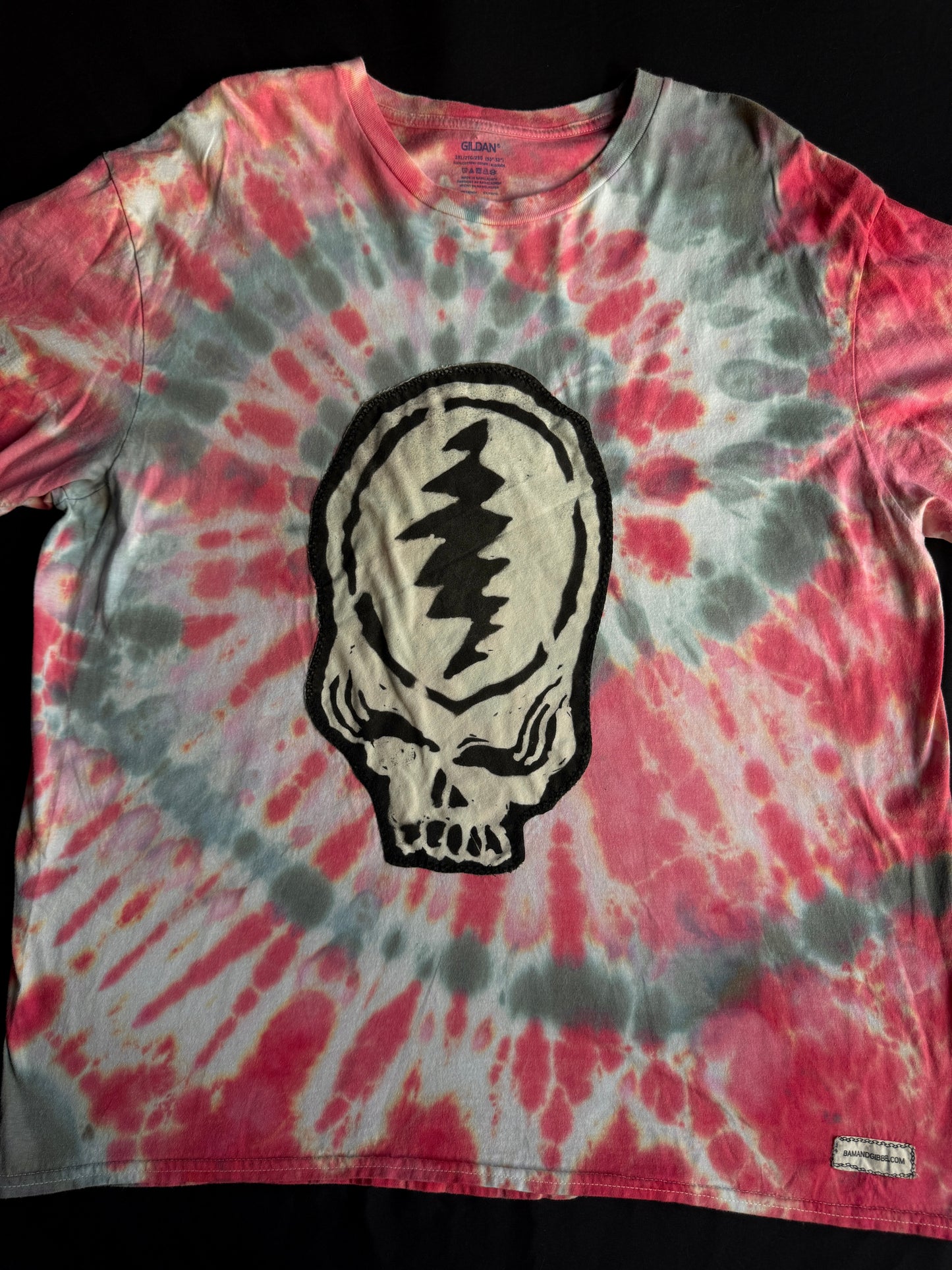 Stealie tie dyed t-shirt