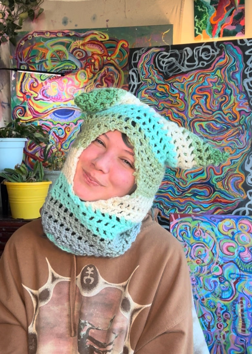 Crochet mask