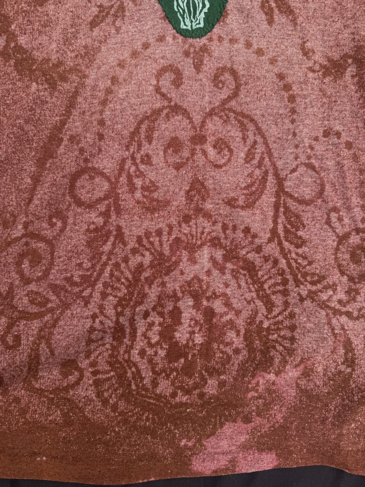 All seeing billy skull bleach dyed long sleeve