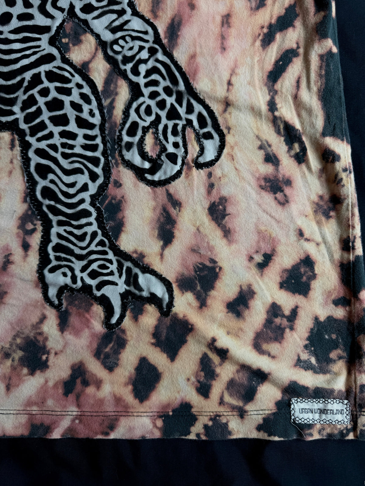 Gremlin bleach dyed t-shirt