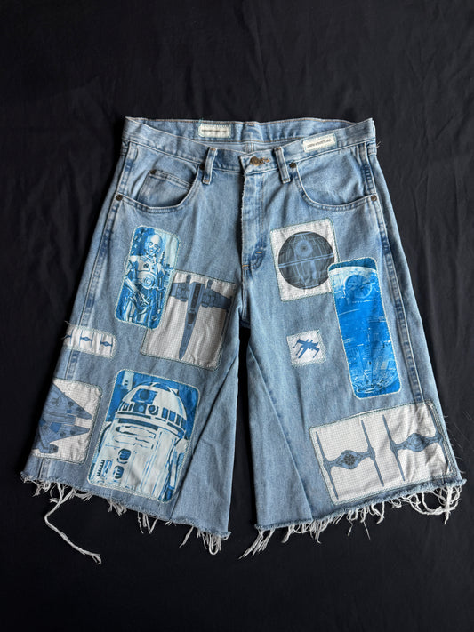 Star Wars 3/4 jean shorts