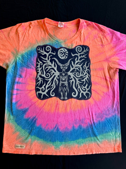 Moon goddess tie dye t-shirt