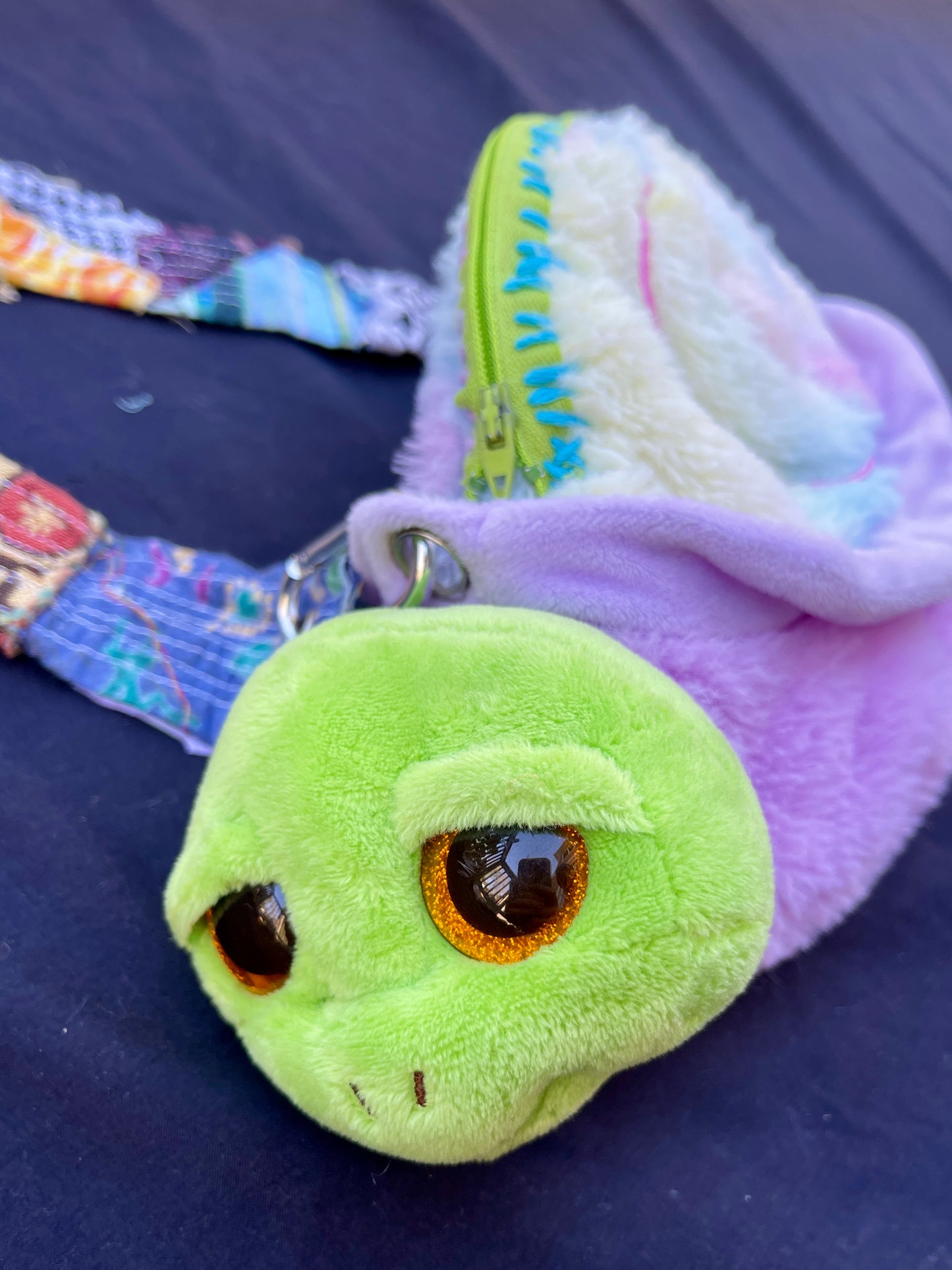 Snail + turtle hybrid side bag