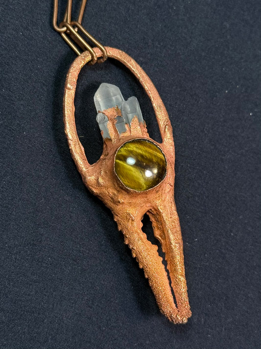 Crab claw amulet
