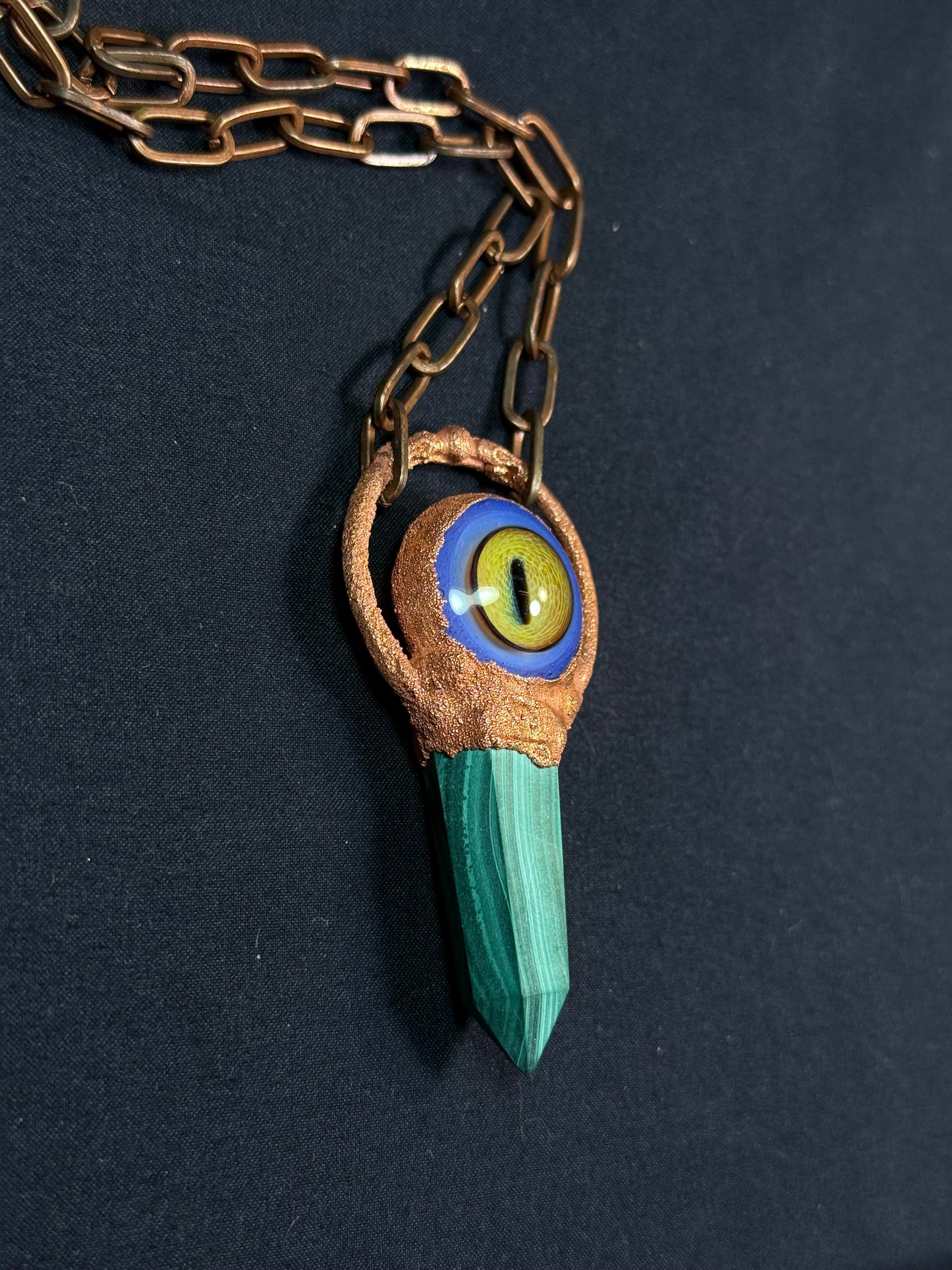 Glass eye amulet
