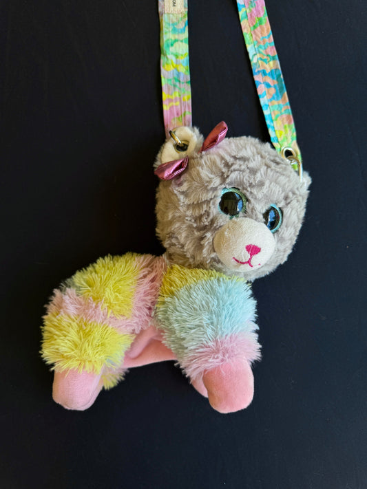 Cat + llama hybrid side bag