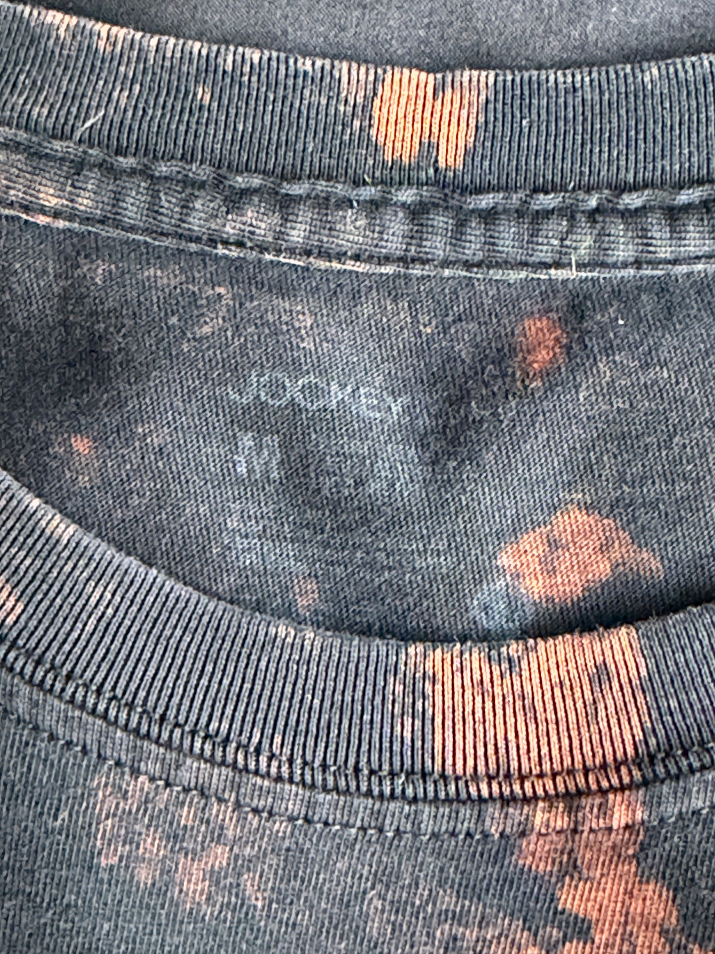 Stealie bleach dyed t-shirt