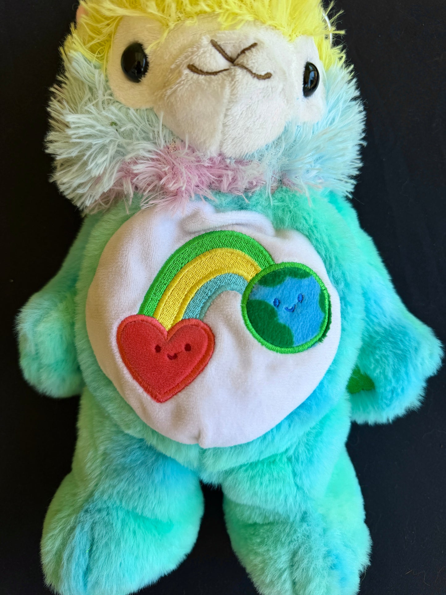 Llama + care bear hybrid side bag
