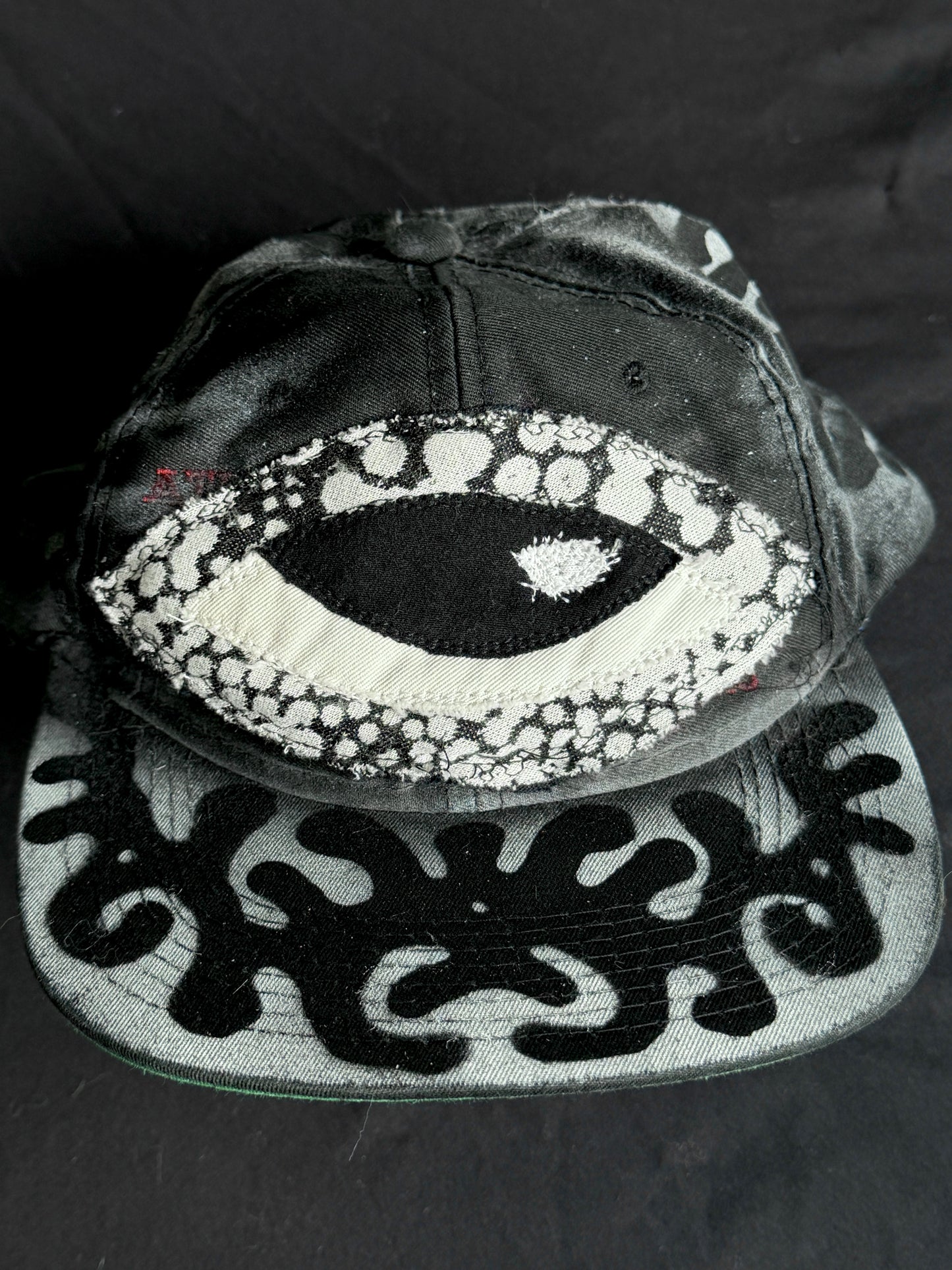 Upcycled Eyeball Sigil Hat
