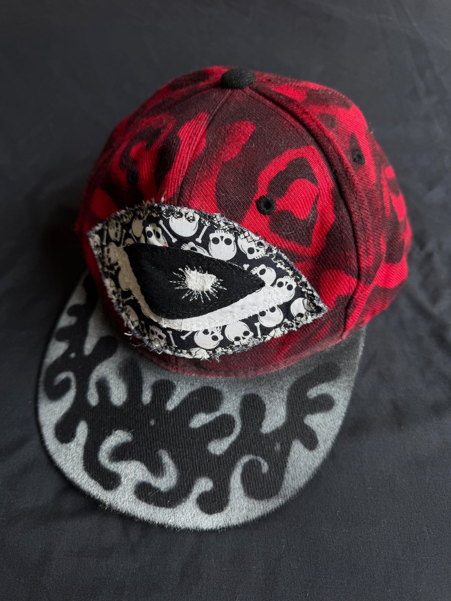 Upcycled Eyeball Shape Hat