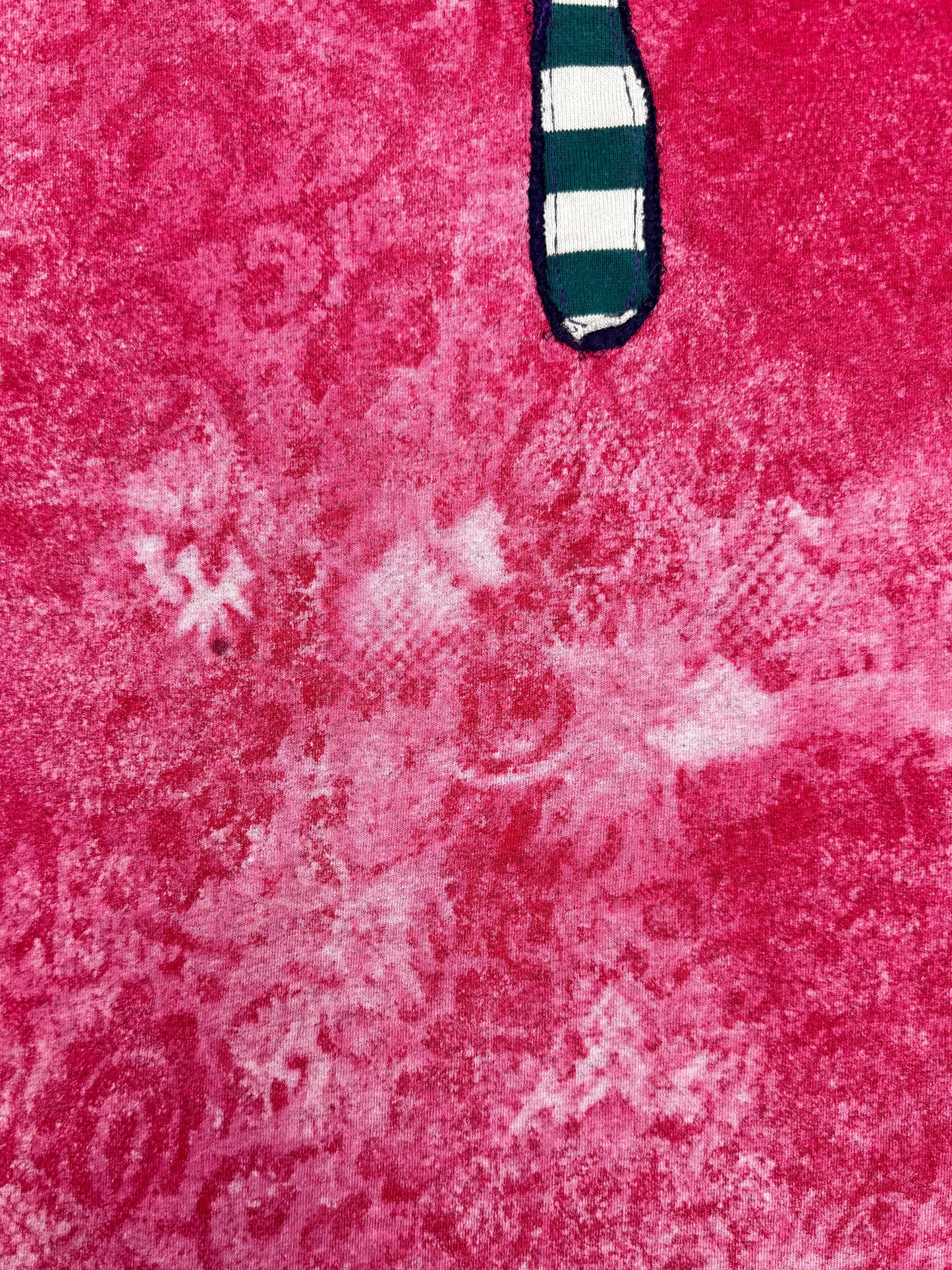 Mushroom patch bleach lace dyed t-shirt