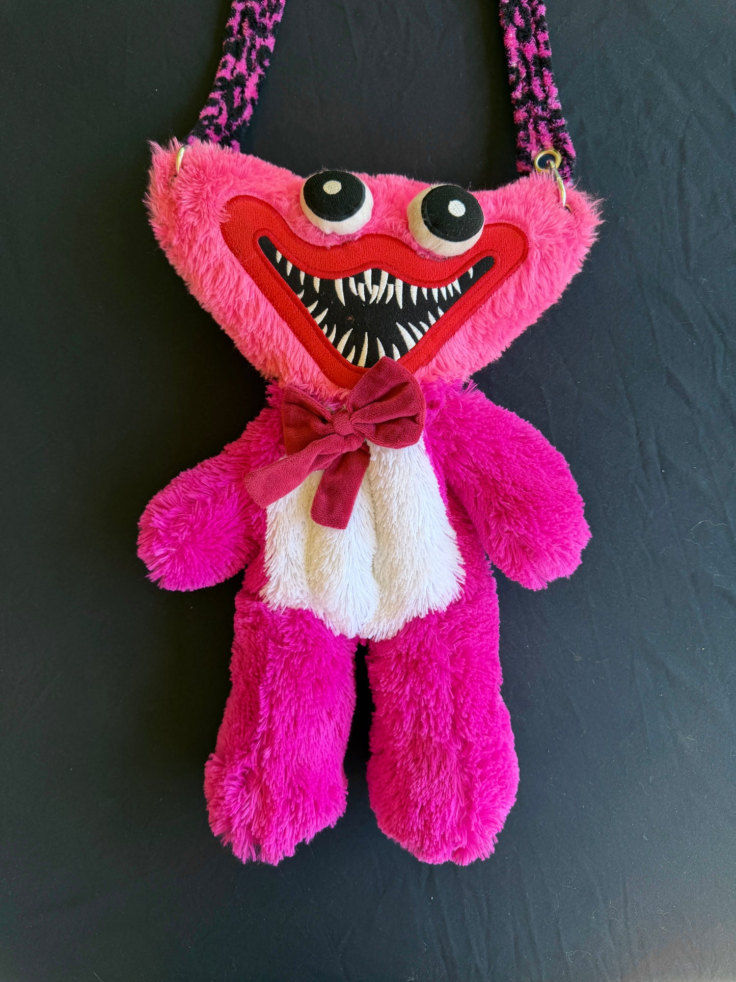 Poppy Playtime + teddy bear side bag