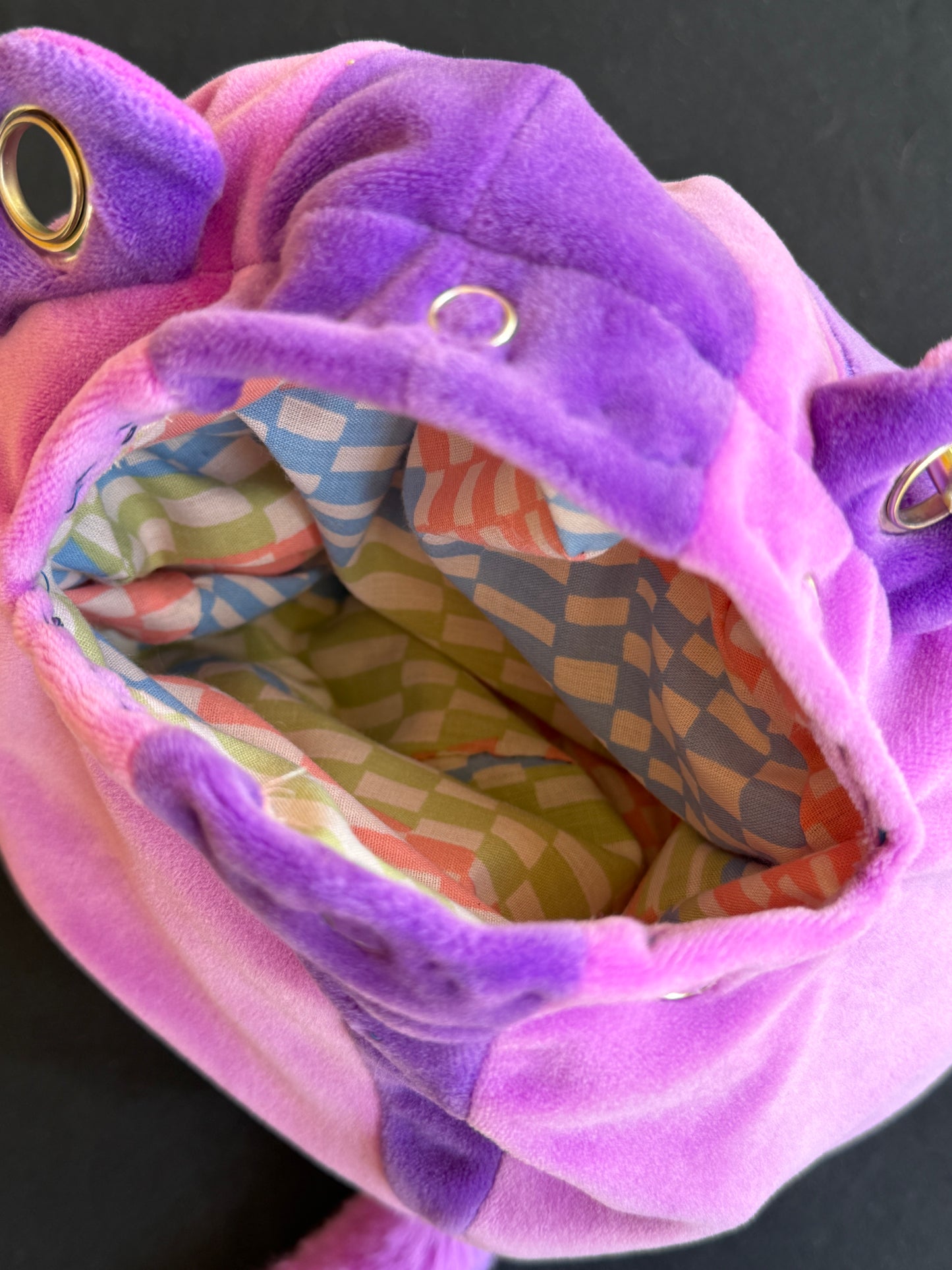 Squishmallow keychain stash pouch