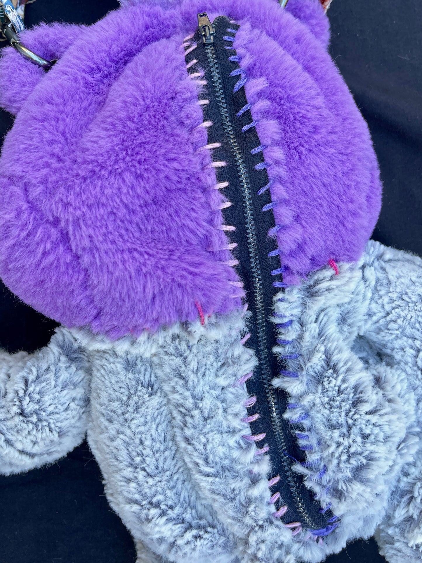 Care bear + elephant hybrid side bag