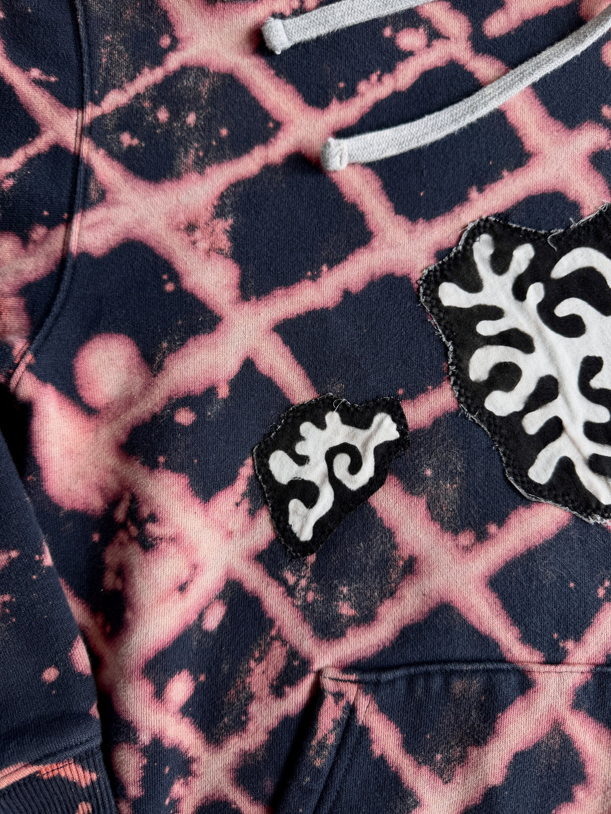 ONI bleach dyed hoodie