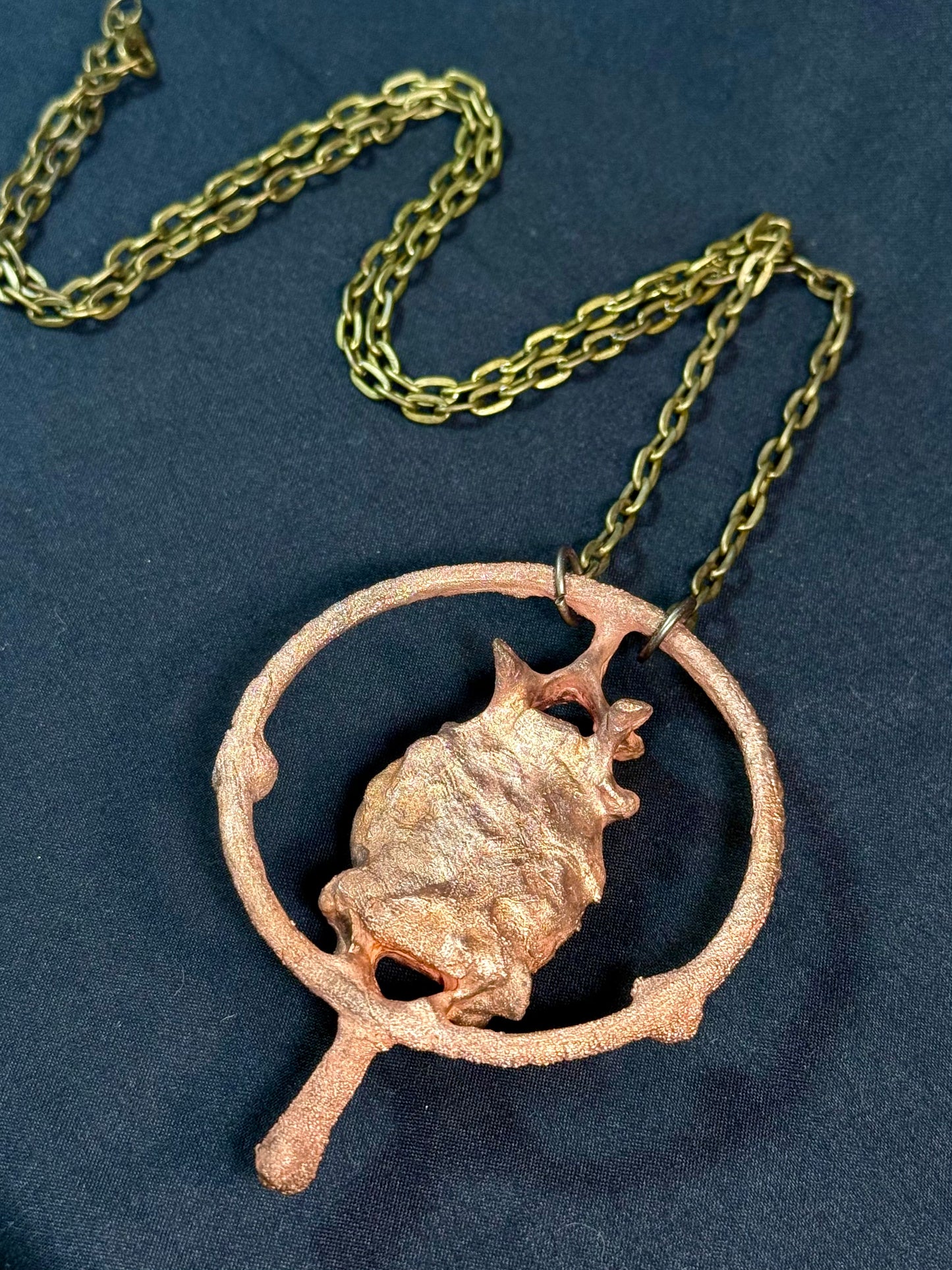 Ammonite vertebra amulet
